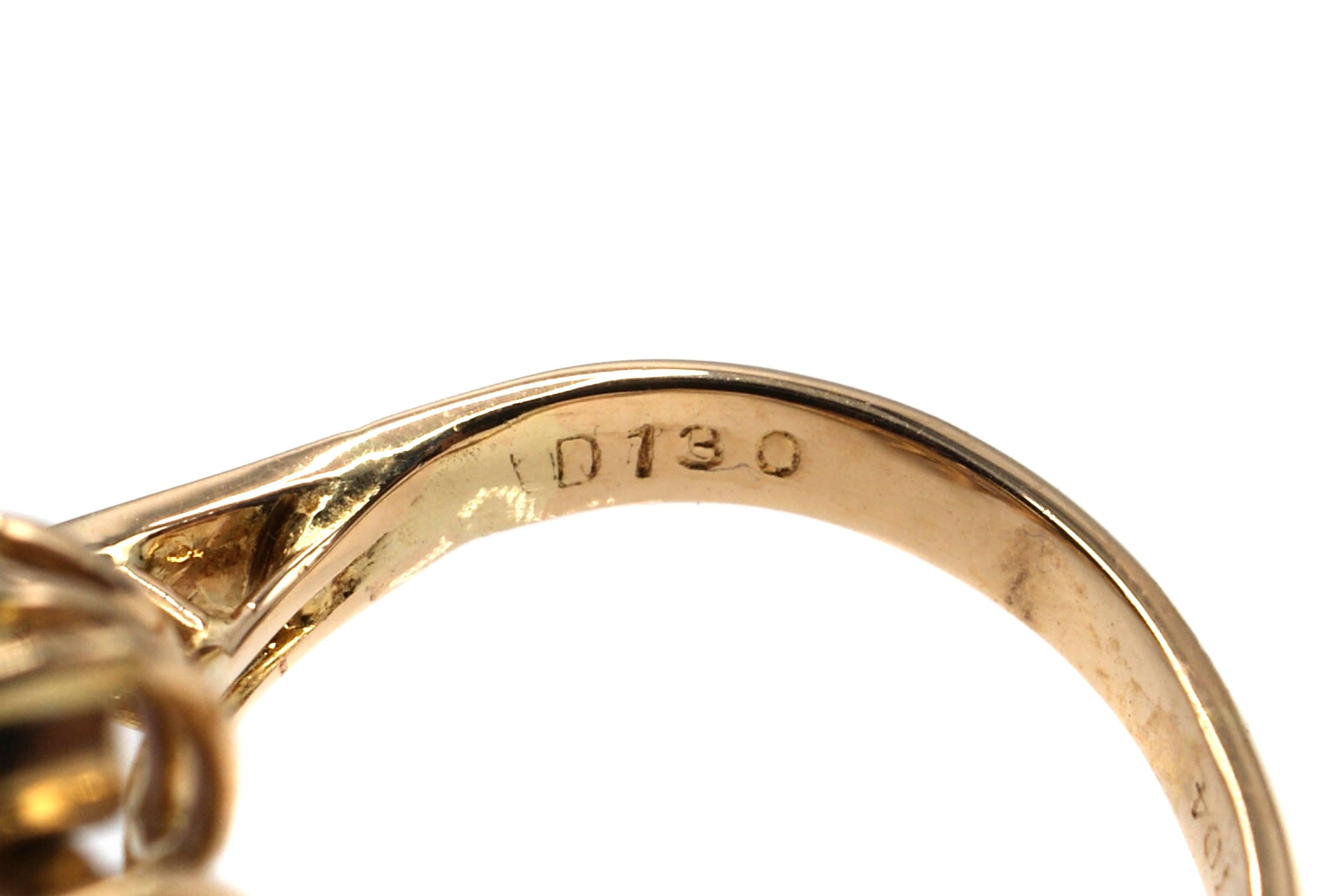 Women's or Men's Lavender Jade Diamond Gold Ring