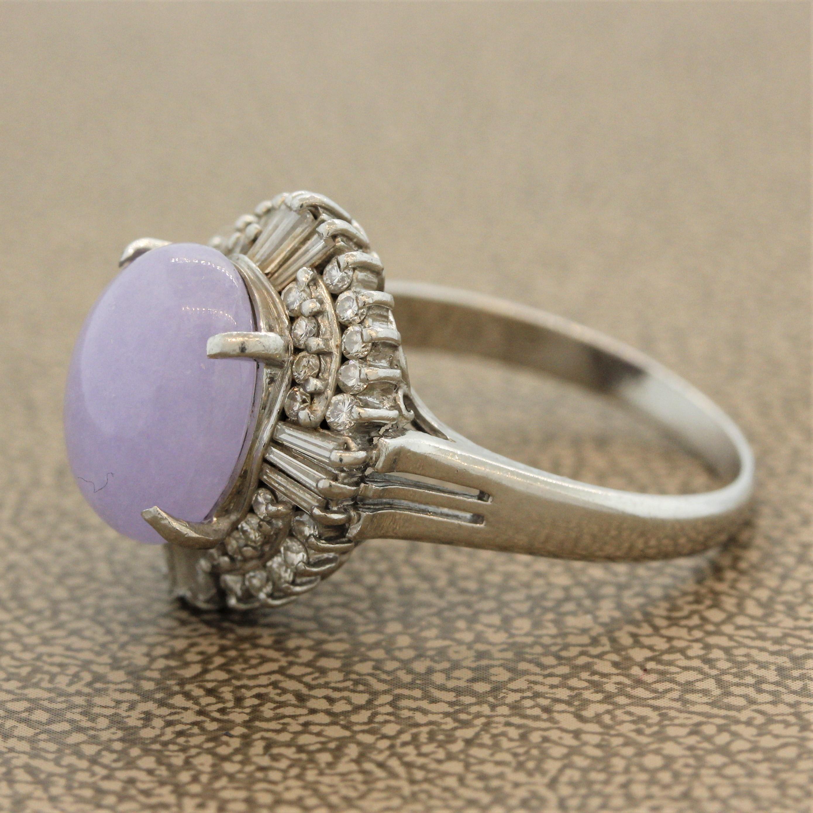 lavender jade ring