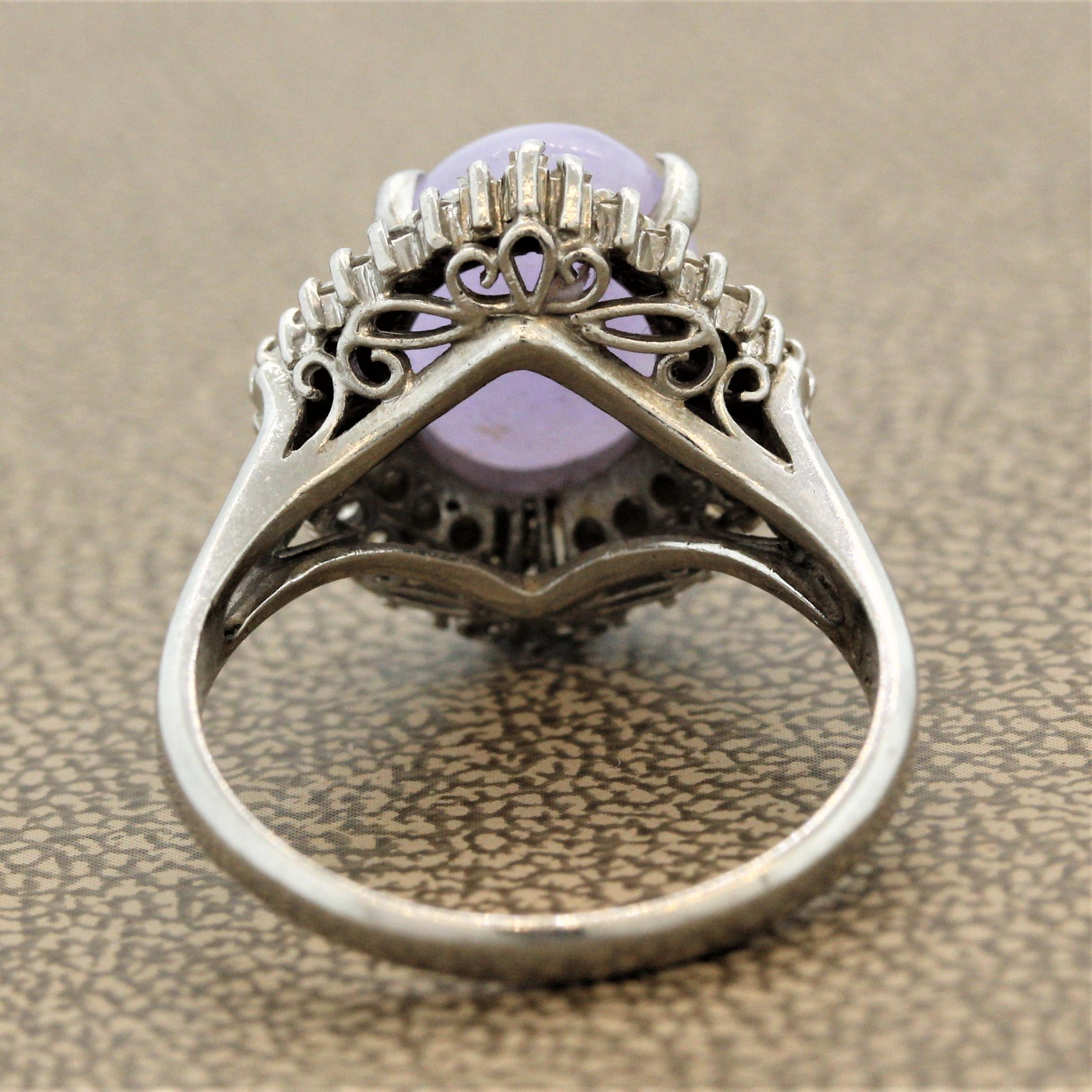 lavender jade engagement ring