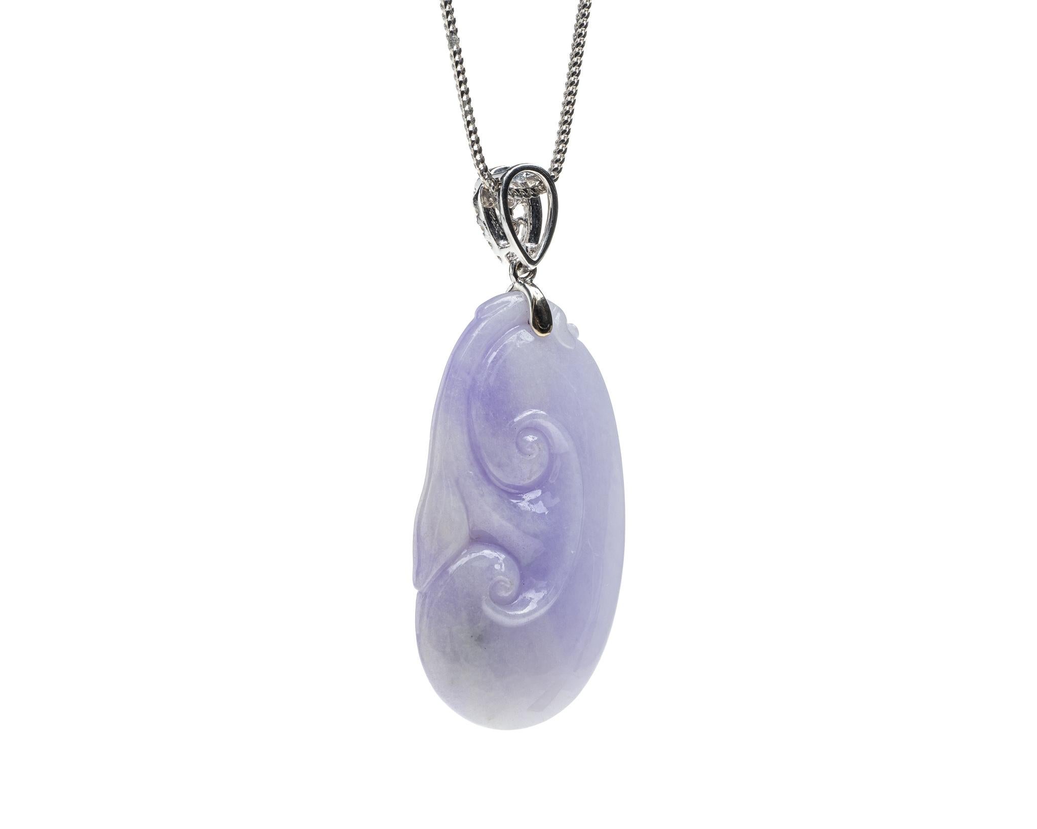 purple jade necklace