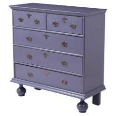 Lavender Purple Lacquer Shallow Check of Drawers