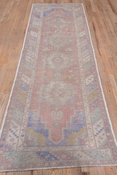 Lavender Wash Oushak Antique Rug