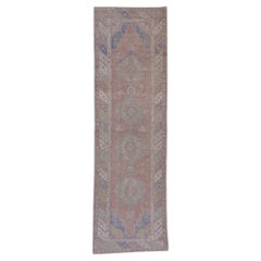 Lavender Wash Oushak Antique Rug