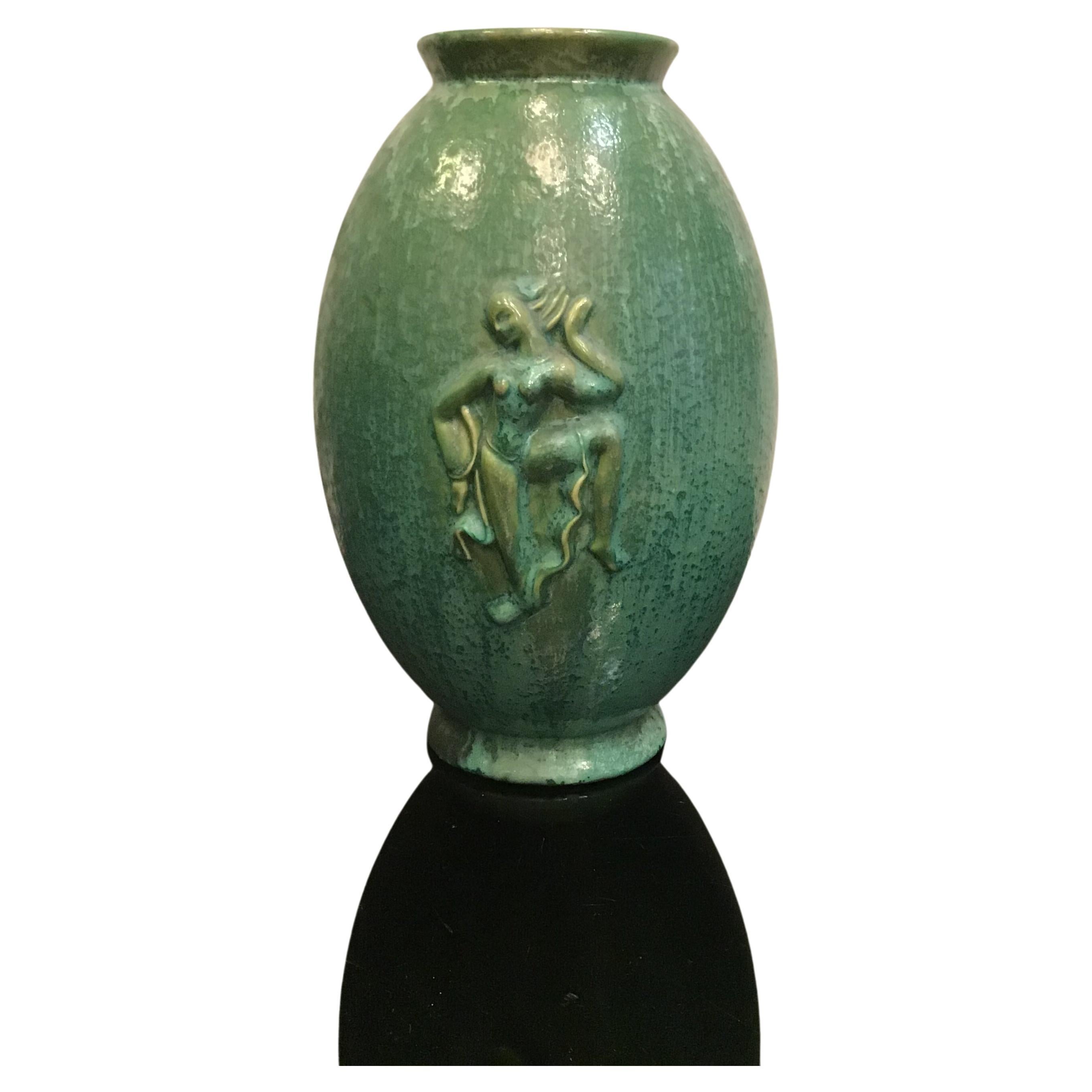 Lavenia Angelo Biancini Maiolica Vase, 1930, Italy For Sale