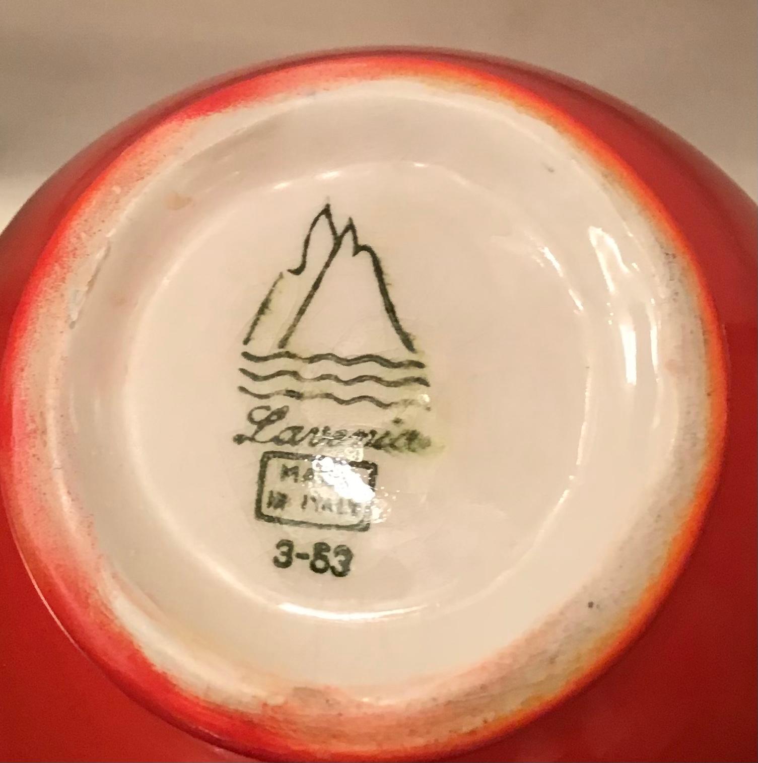 Vase en céramique lavande, 1930, Italie en vente 3