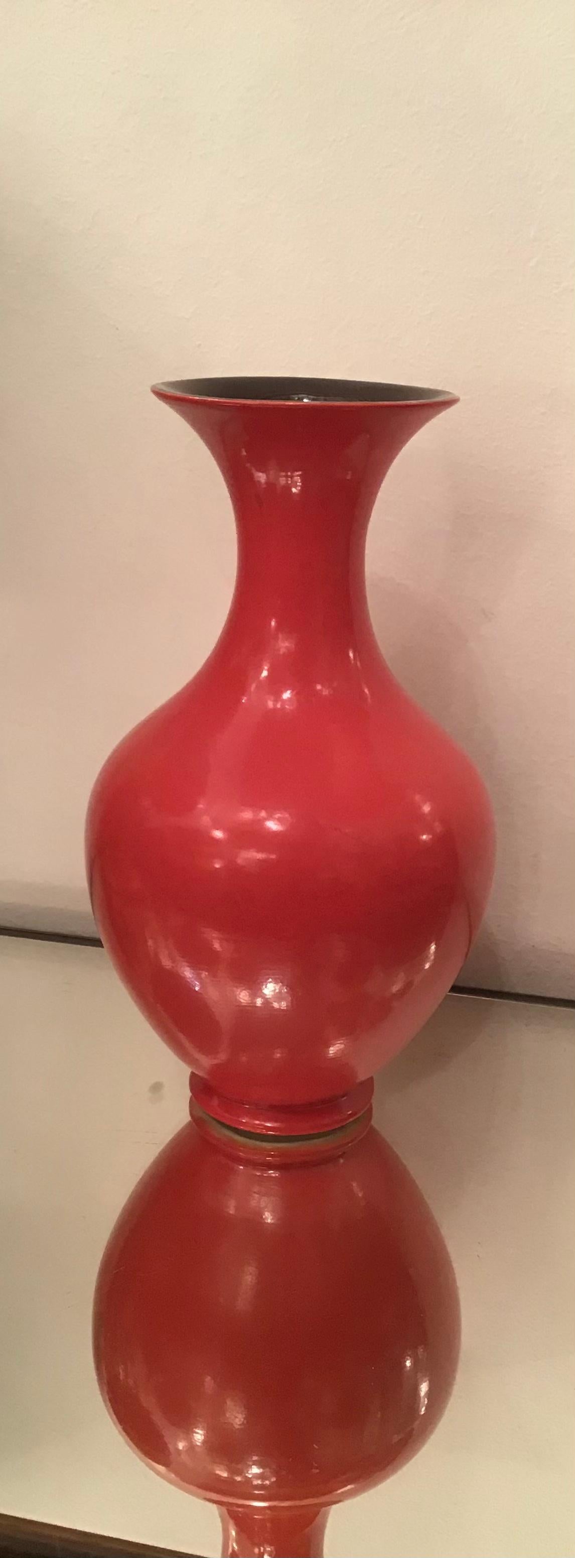 Italian Lavenia Ceramic Vase, 1930, Italy For Sale