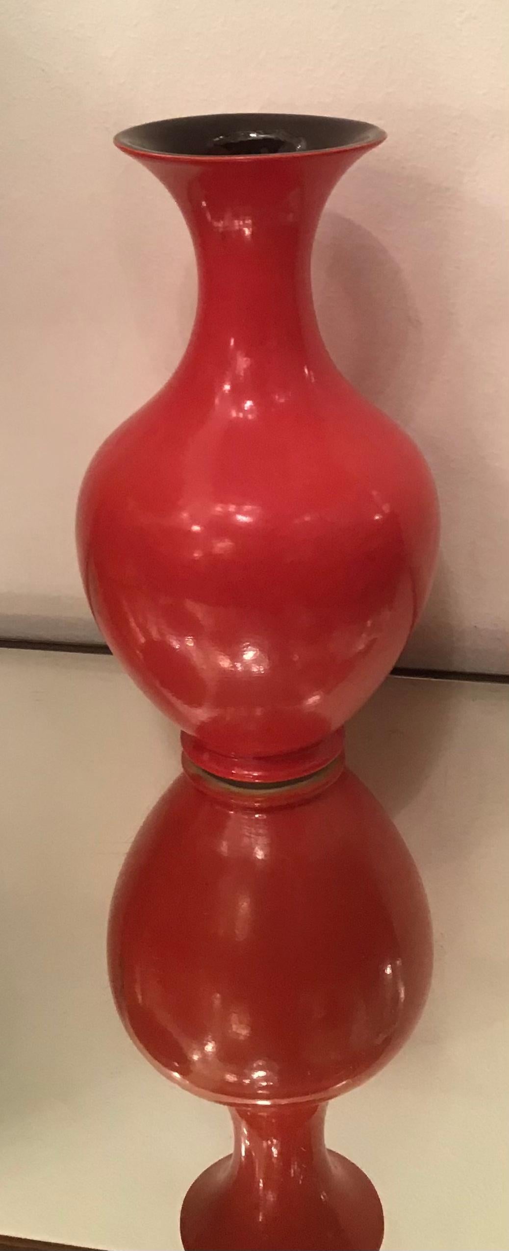 Céramique Vase en céramique lavande, 1930, Italie en vente