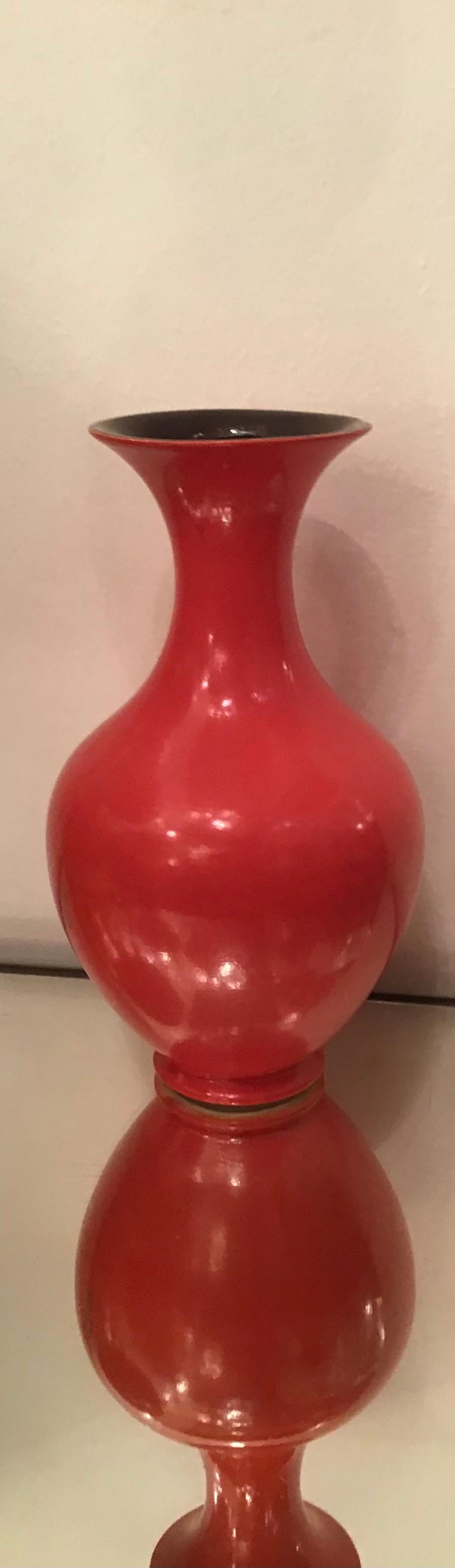 Vase en céramique lavande, 1930, Italie en vente 2