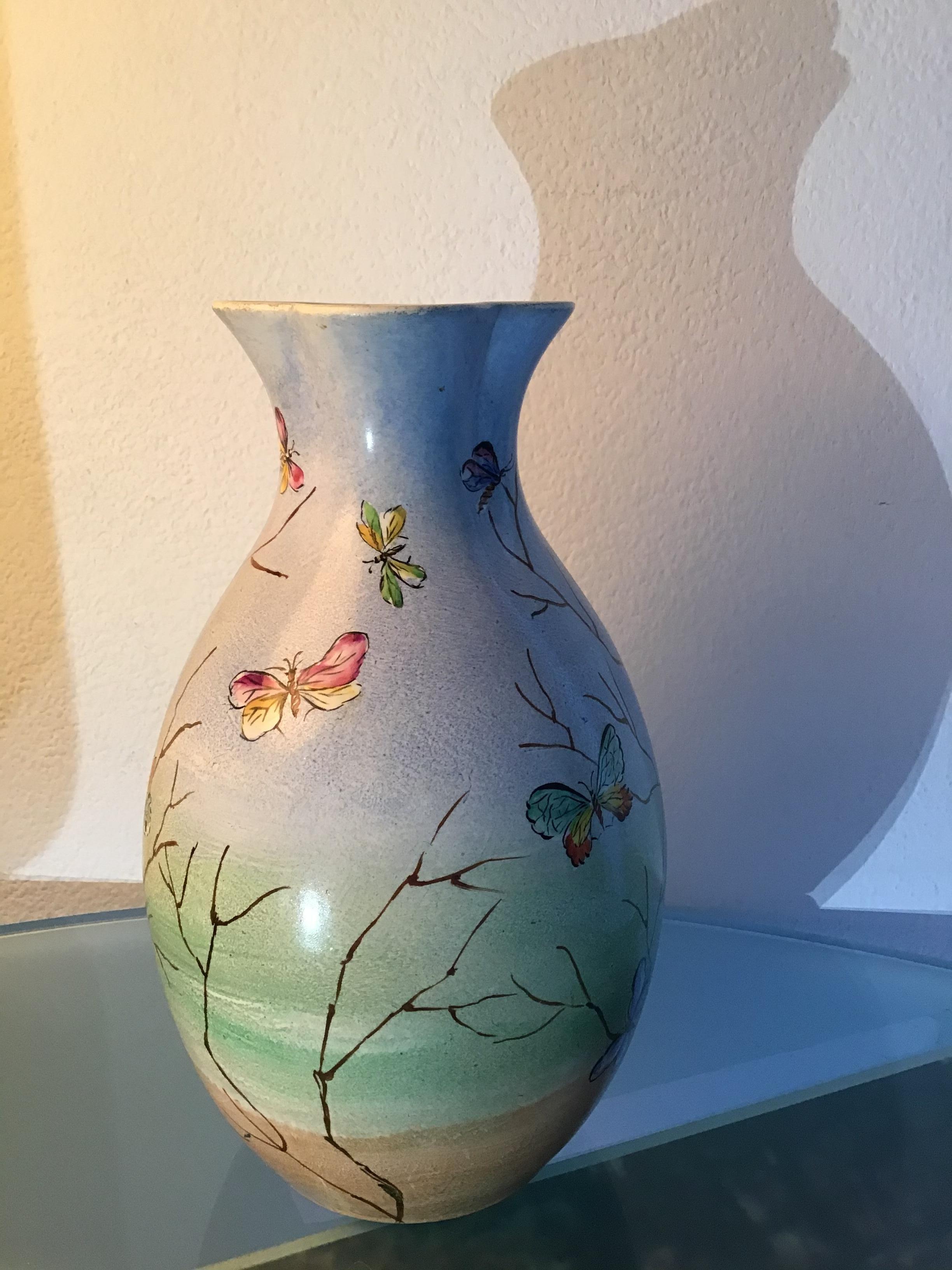 Lavenia “Guido Andlovitz “Vase Ceramic 1940 Italy For Sale 8