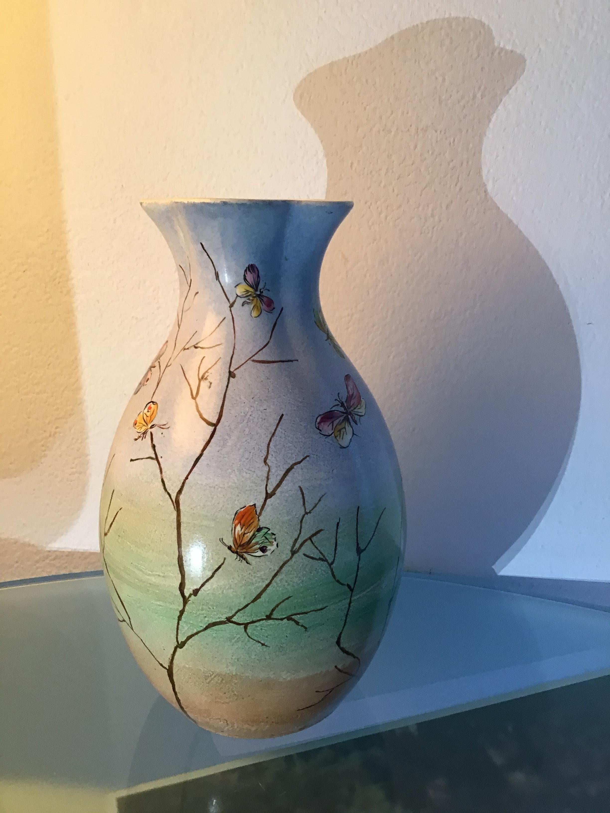 Lavenia “Guido Andlovitz “Vase Ceramic 1940 Italy For Sale 10