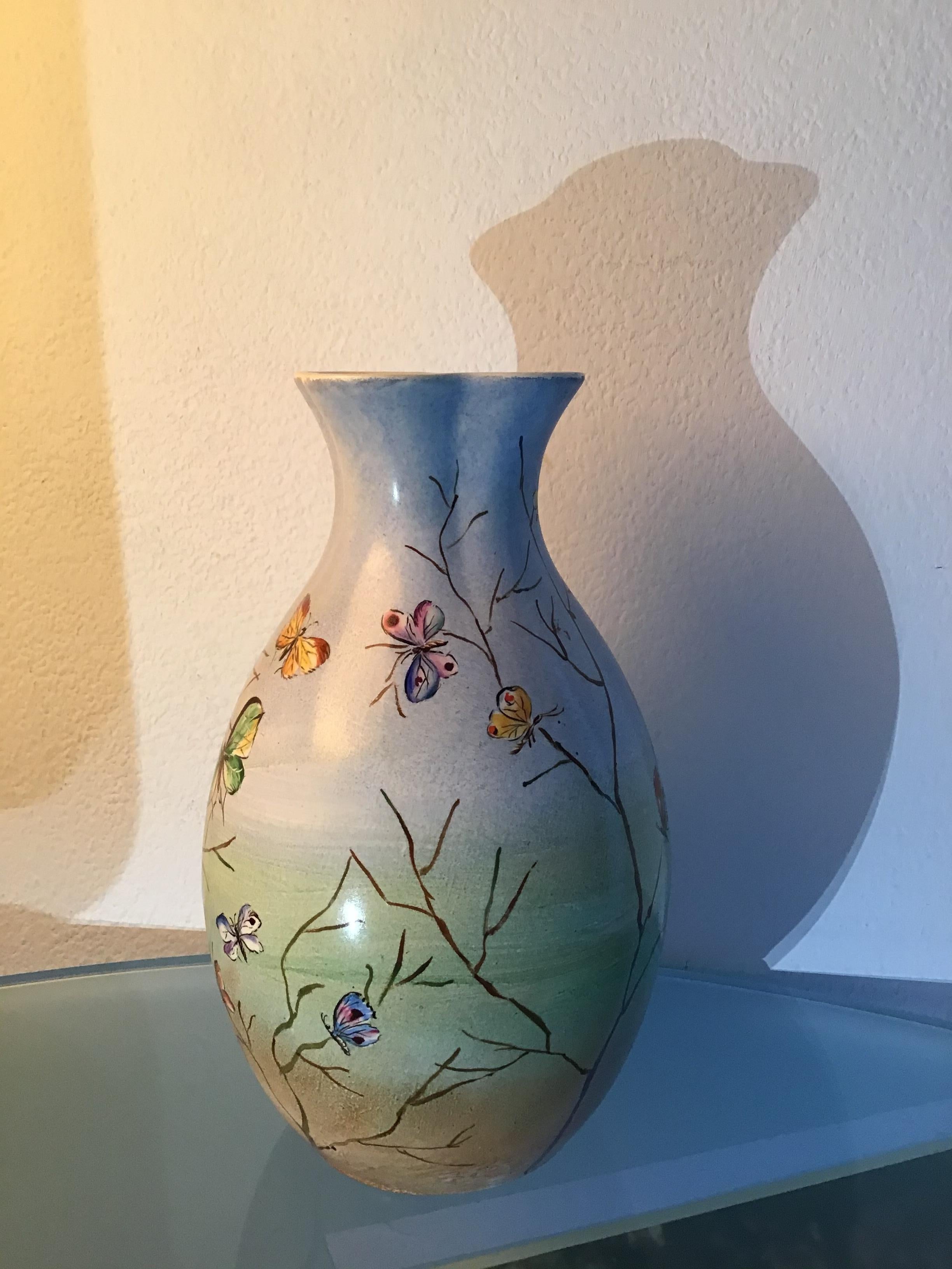 Lavenia “Guido Andlovitz “Vase Ceramic 1940 Italy For Sale 11