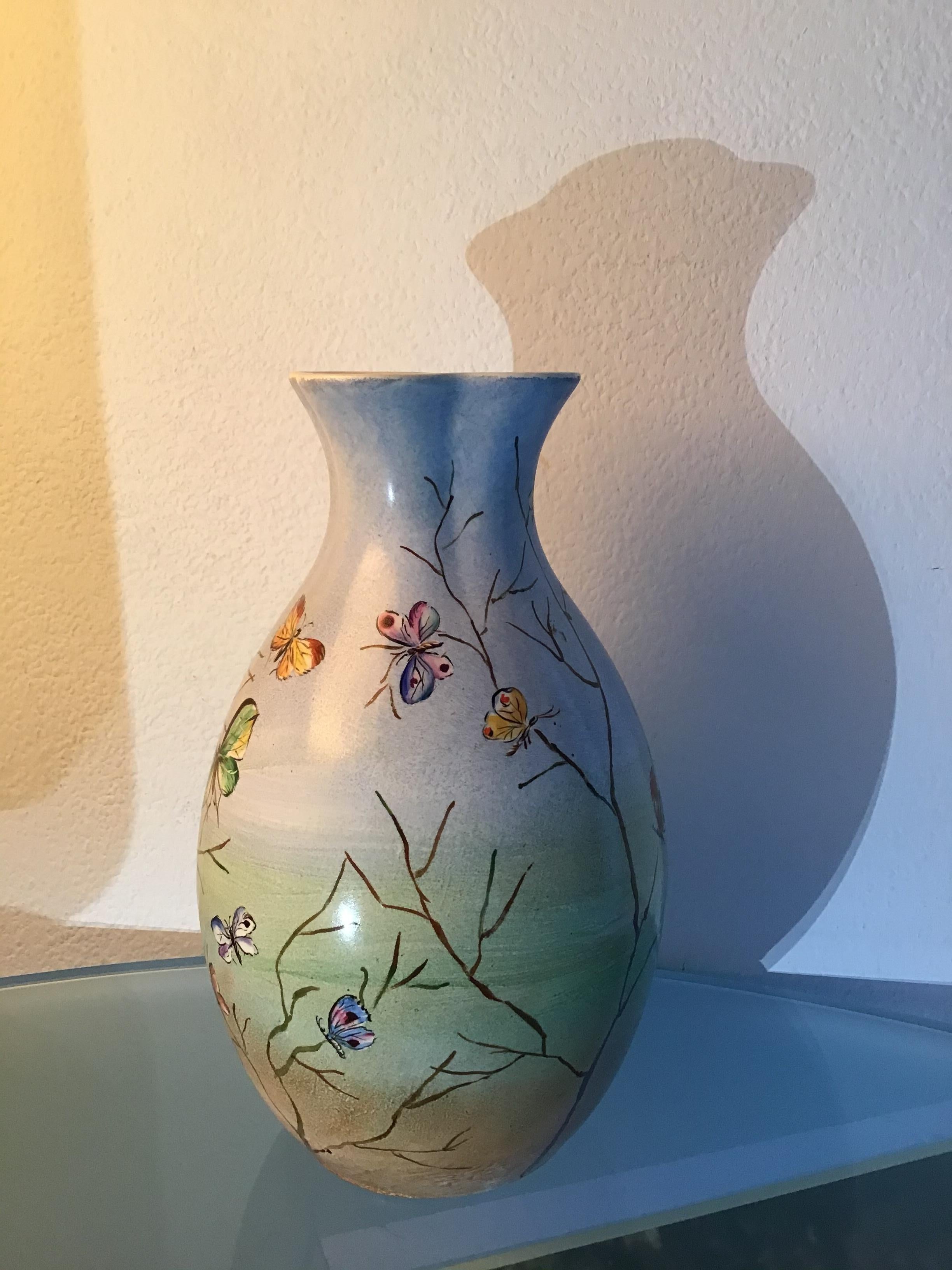 Lavenia “Guido Andlovitz “Vase Ceramic 1940 Italy For Sale 12