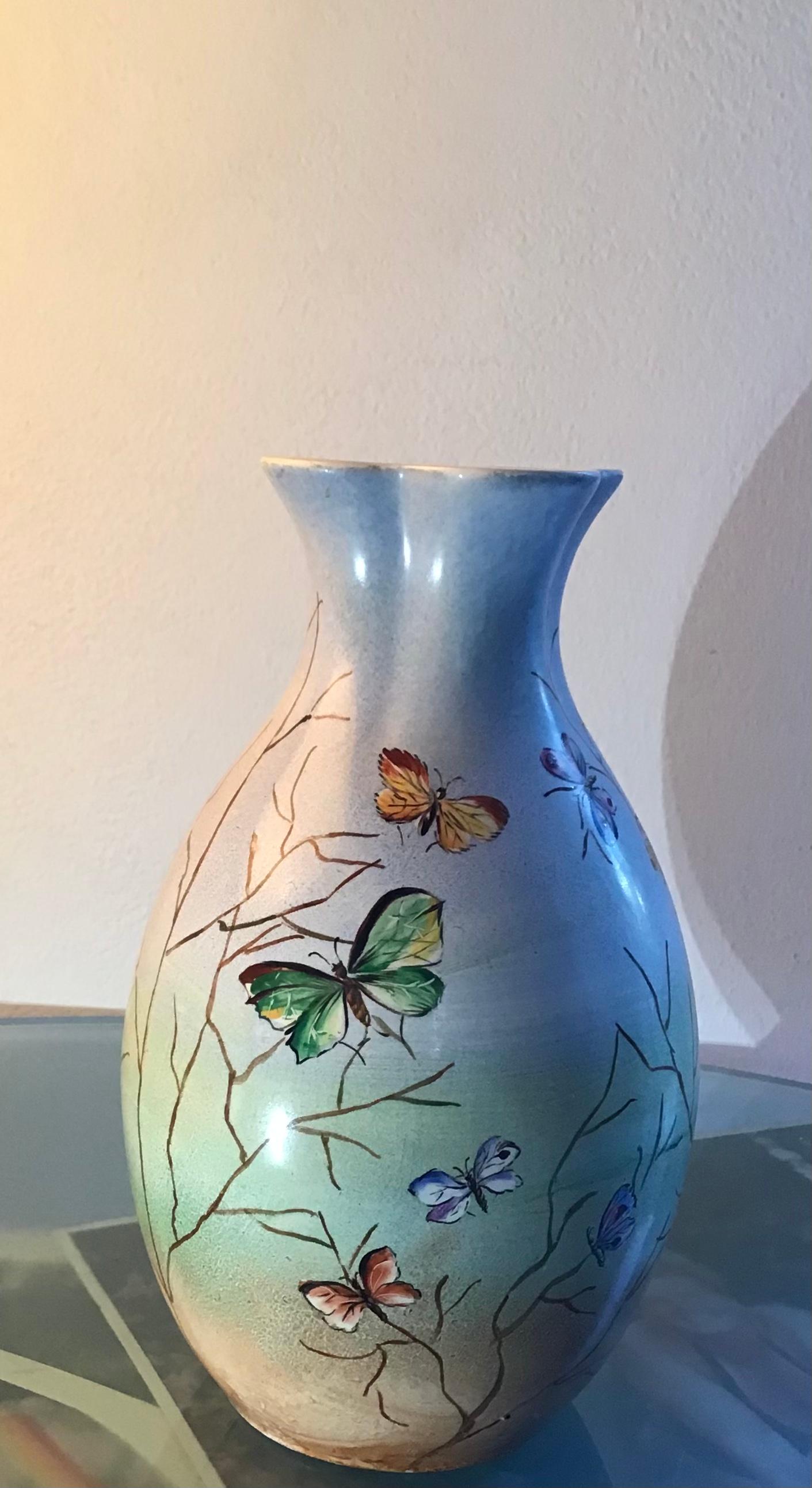 Other Lavenia “Guido Andlovitz “Vase Ceramic 1940 Italy For Sale