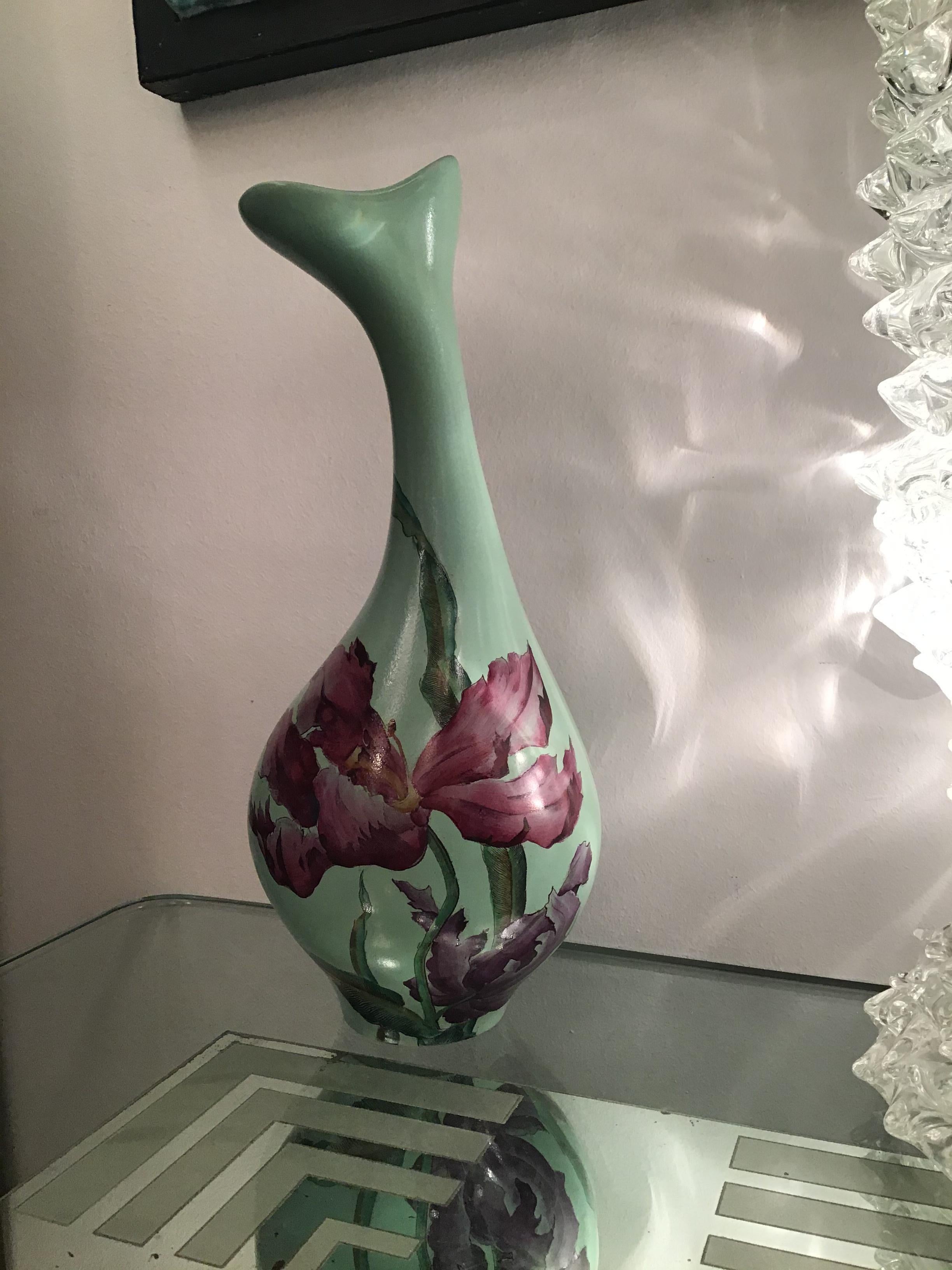 Lavenia Vase Ceramic, 1950, Italy  For Sale 8