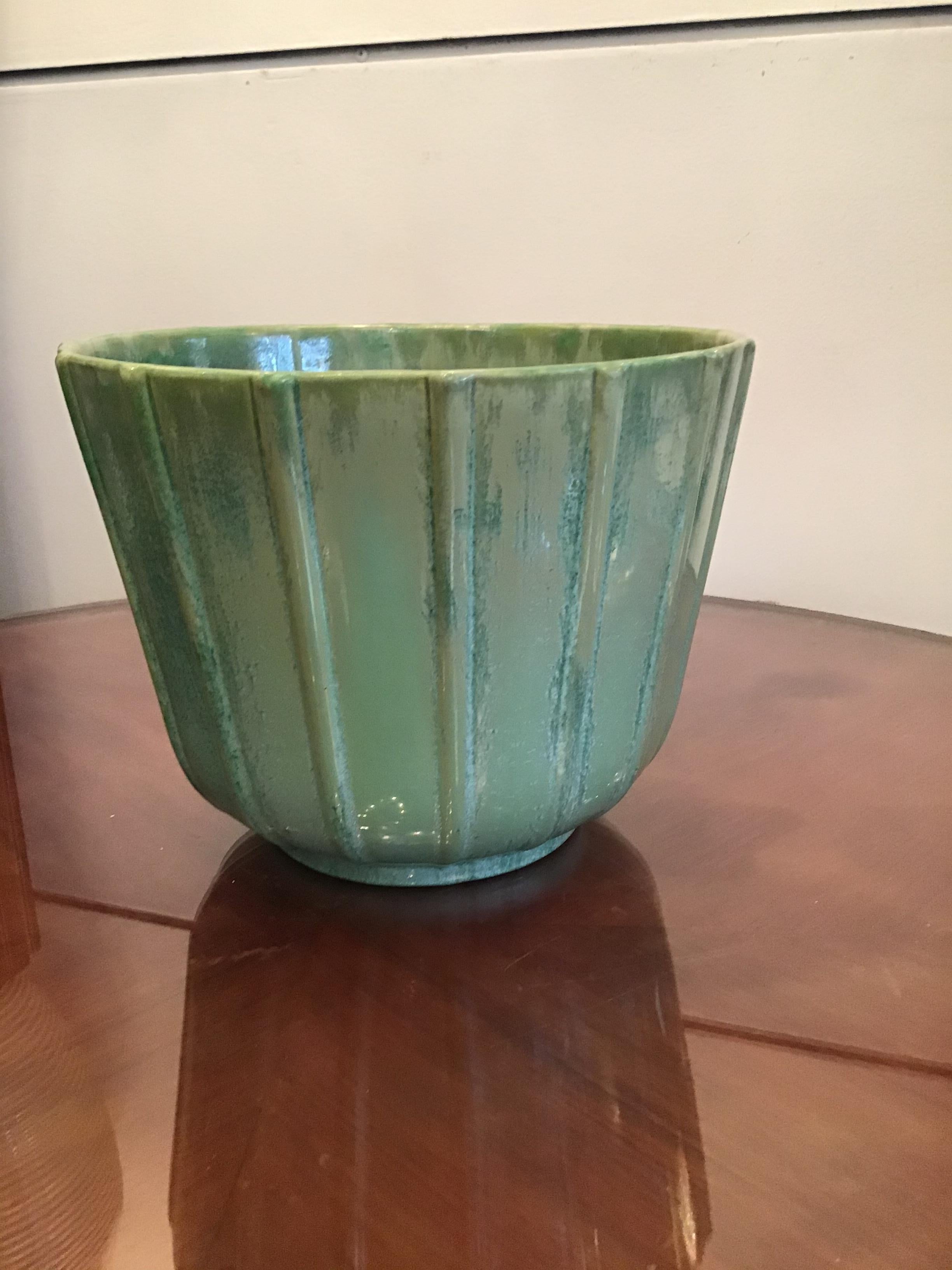 Lavenia Vase Holder Ceramic, 1930, Italy For Sale 4
