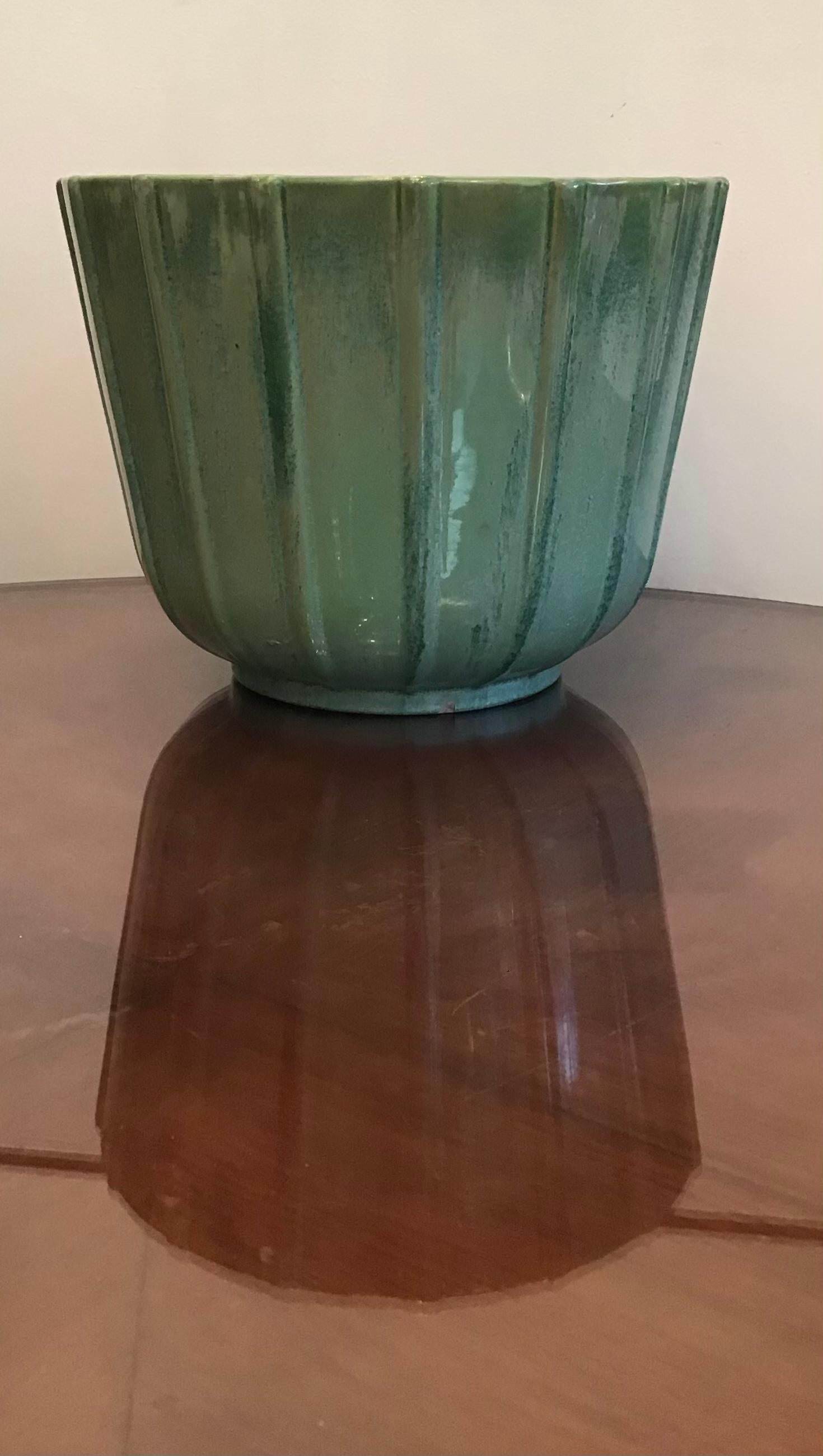 Lavenia Vase Holder Ceramic, 1930, Italy For Sale 1