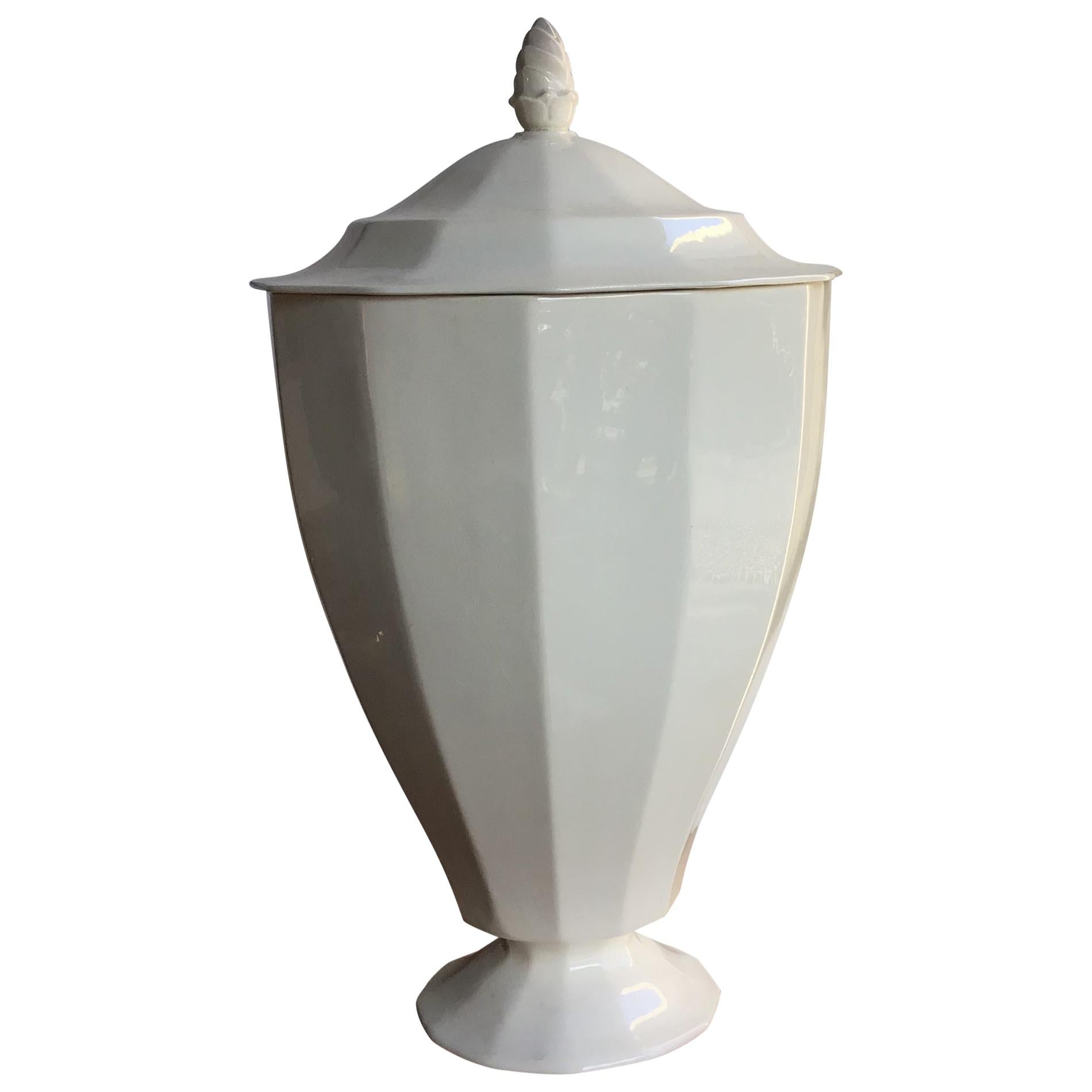 Guido Andlovitz - Laveno - cista in ceramica smaltata - 1930, Italy-