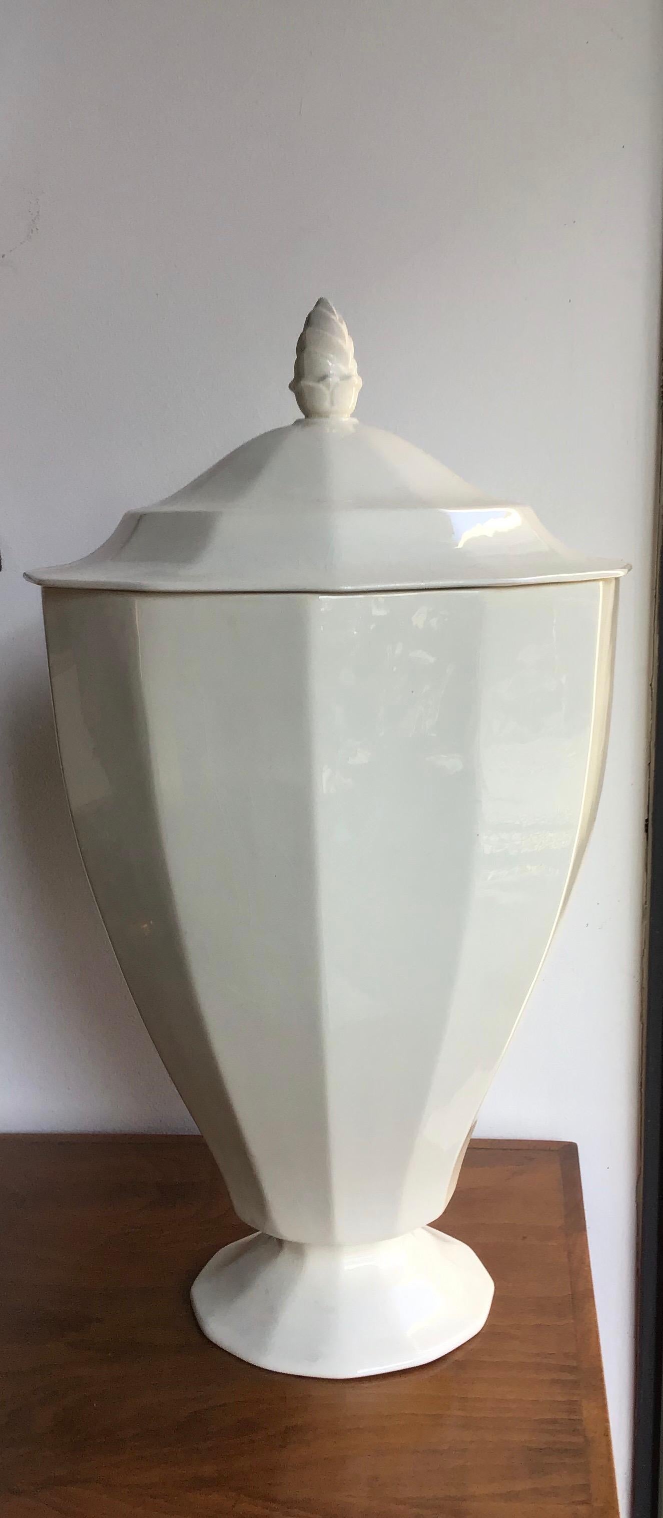 Guido Andlovitz - Laveno - cista in ceramica smaltata - 1930, Italy- In Good Condition For Sale In Milano, IT