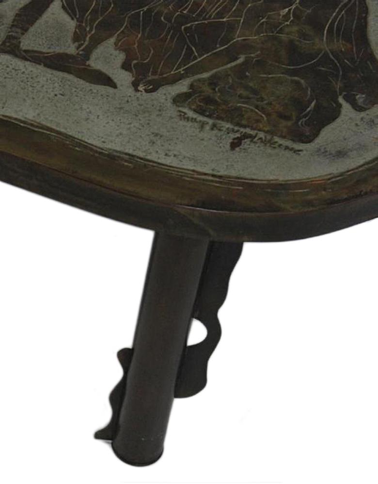 Américain Table basse LaVerne Bronze en vente