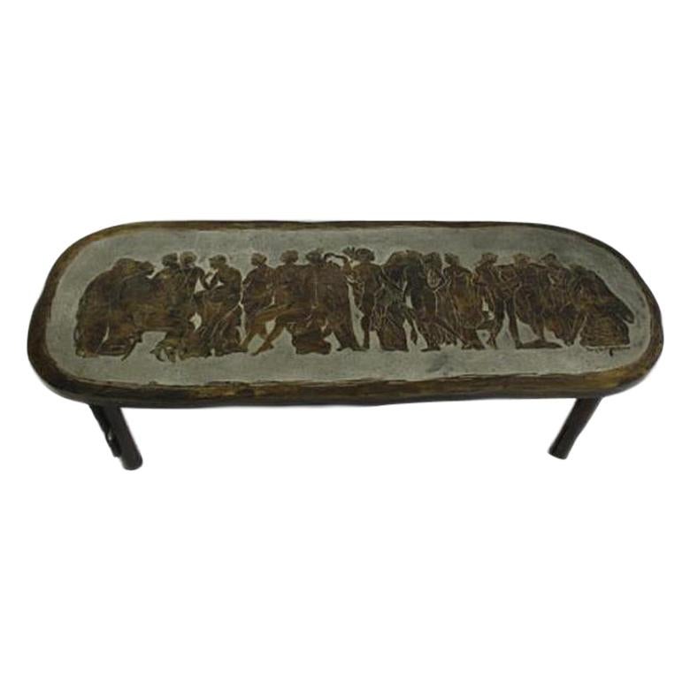 LaVerne Bronze Coffee Table For Sale