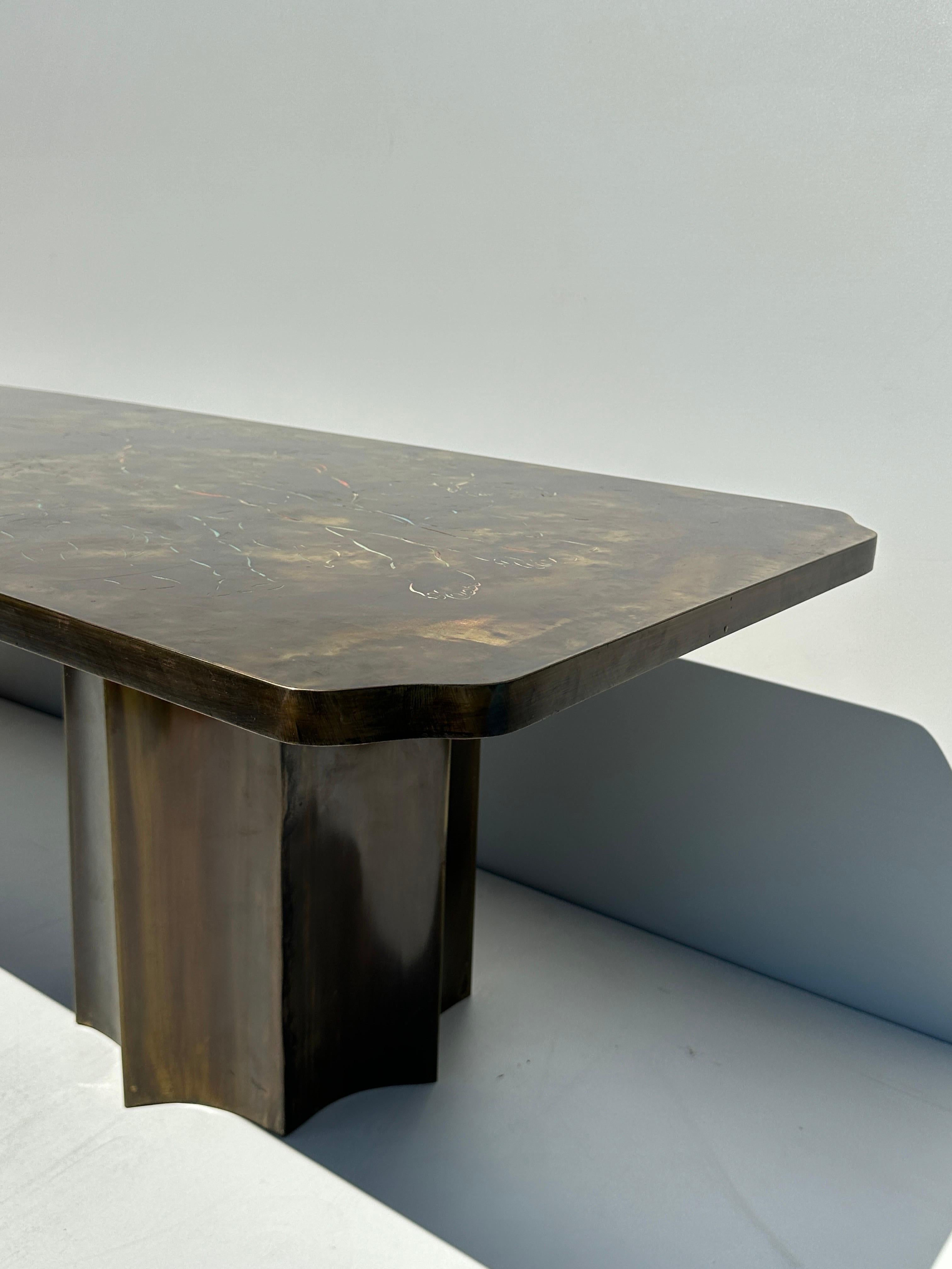 Mid-20th Century LaVerne “Creation of Man” Coffee Table For Sale