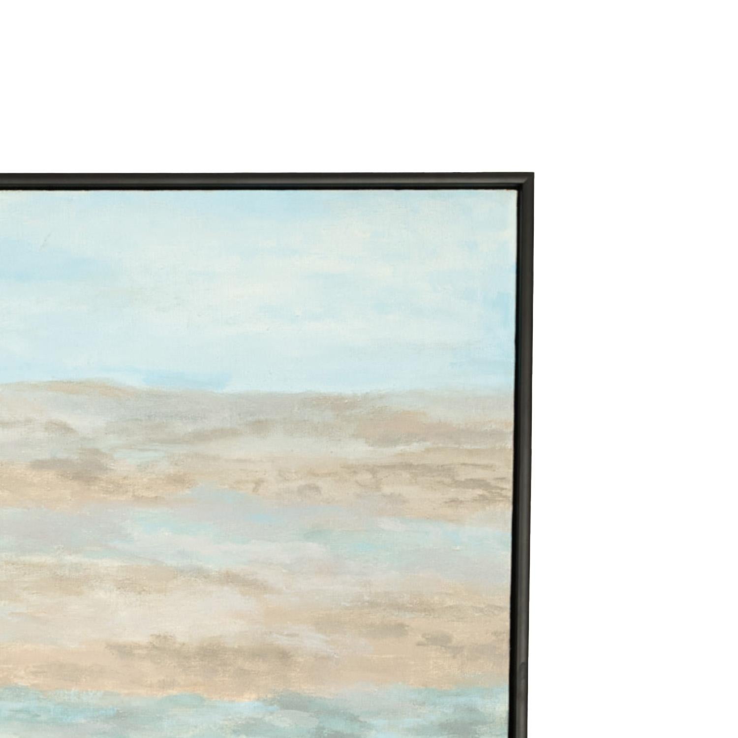 Pittura ad olio astratta modernista del Pacifico nordoccidentale dell'Oregon LaVerne Kraus 1971 7