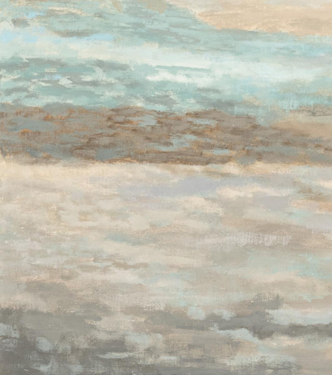Pittura ad olio astratta modernista del Pacifico nordoccidentale dell'Oregon LaVerne Kraus 1971 4