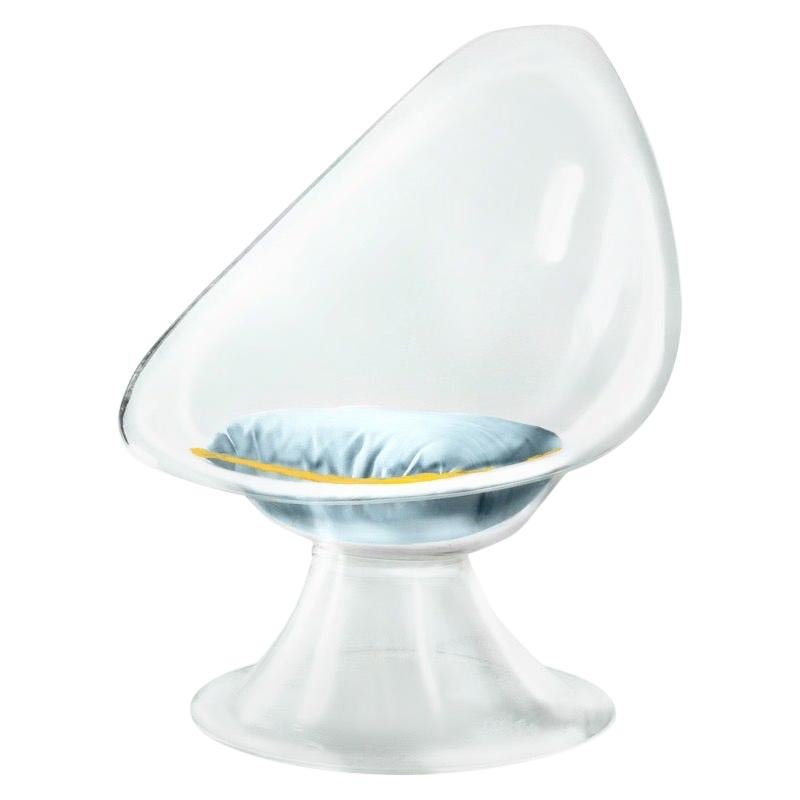Silla Laverne Lily, Grupo Invisible, 1959, Mid-Century Modern, Space Age, Lucite