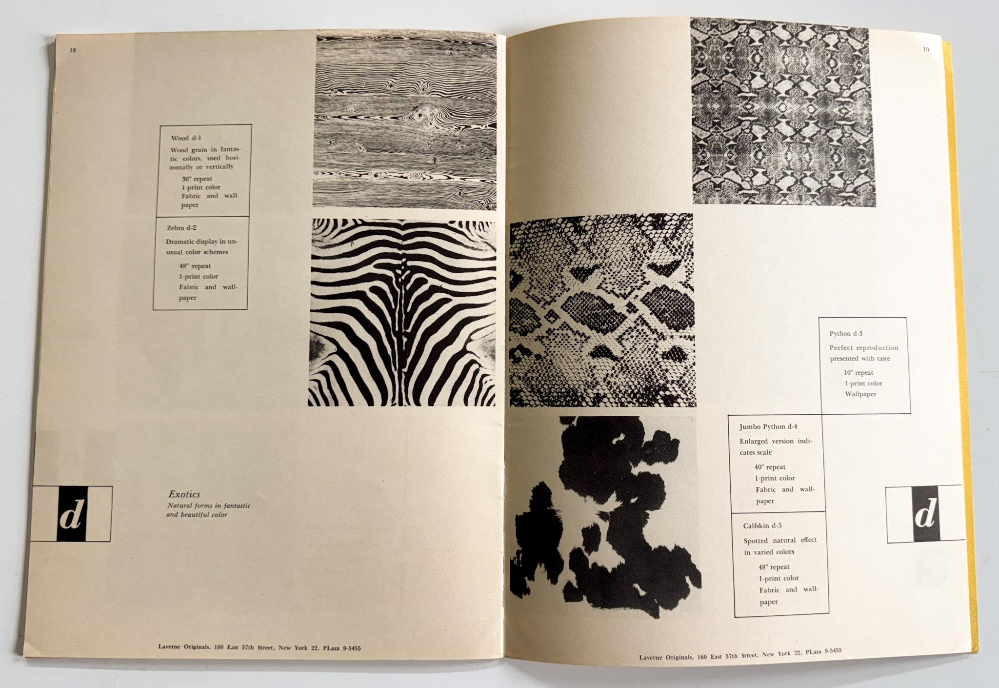 Milieu du XXe siècle Catalogue Laverne Originals (ABCDEF) en vente