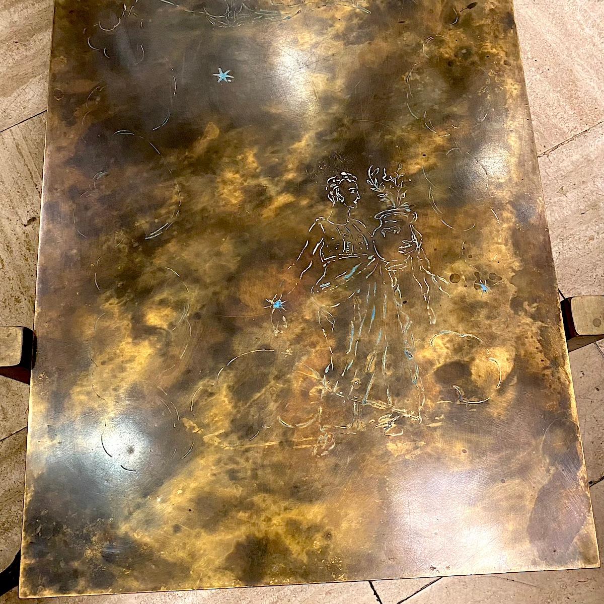 Milieu du XXe siècle Table basse rectangulaire LaVerne en vente