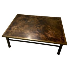 Retro Laverne Rectangular Table with Acid Etched Top