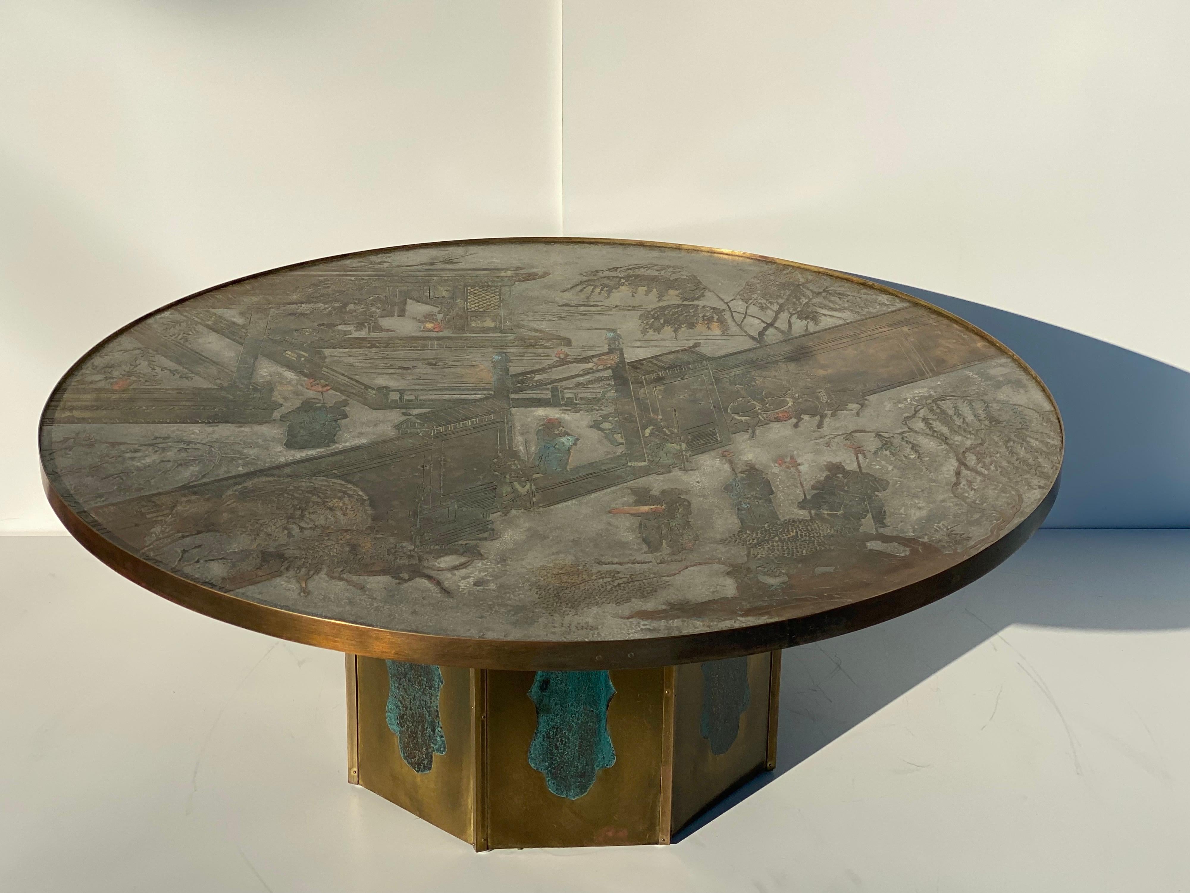 LaVerne Round “Chan” Coffee Table 5