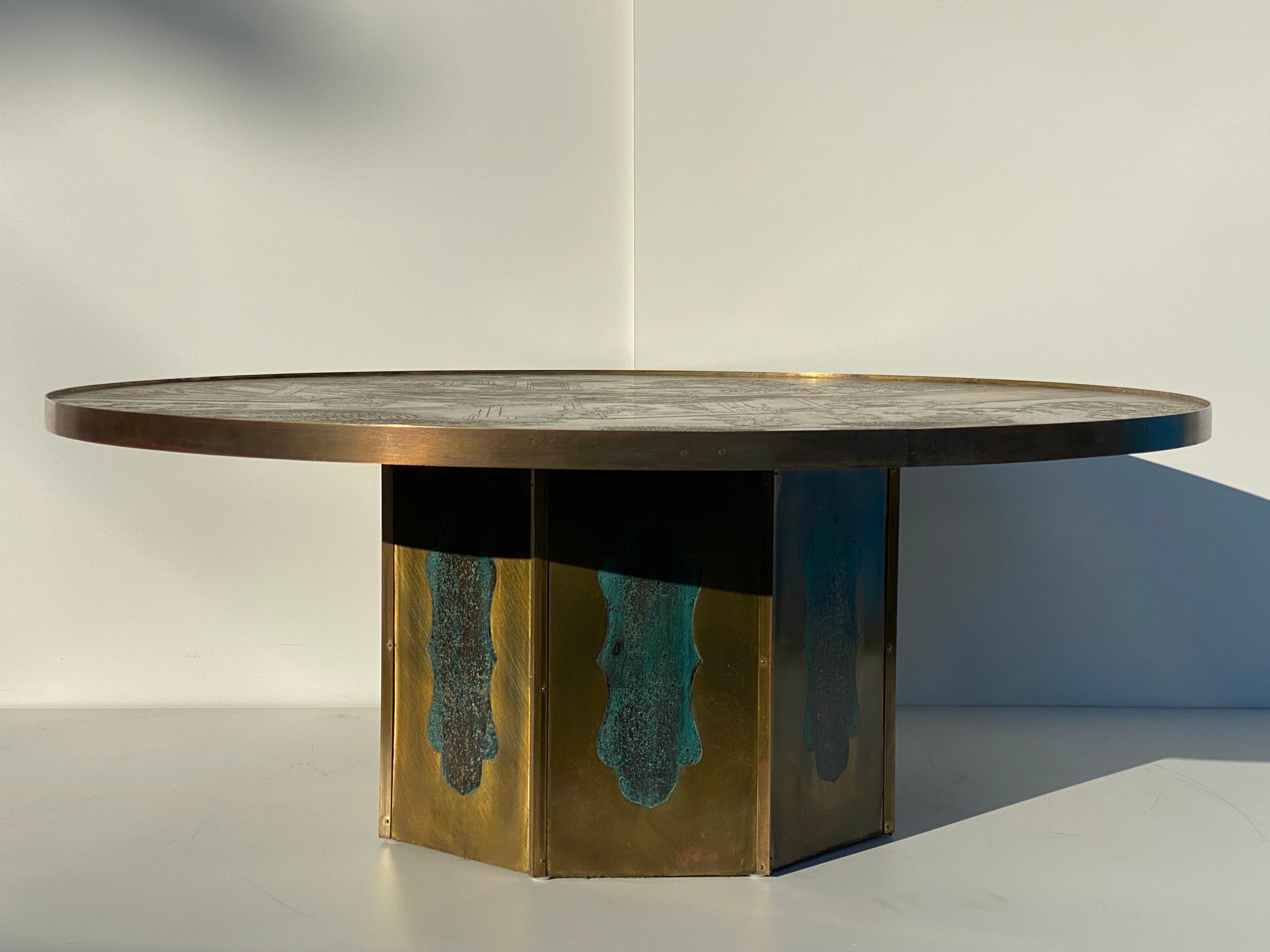 LaVerne Round “Chan” Coffee Table 7