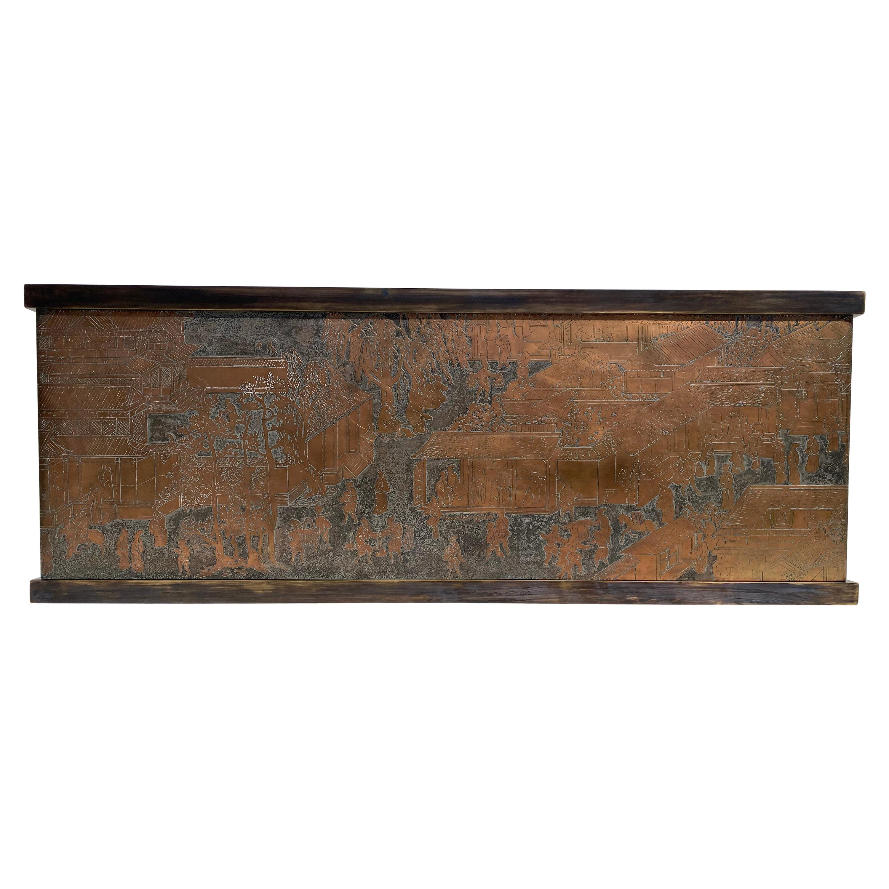 LaVerne "Spring Festival" Bronze Coffee Table