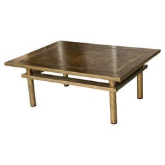 Laverne Style Bronze Coffee Cocktail Table 