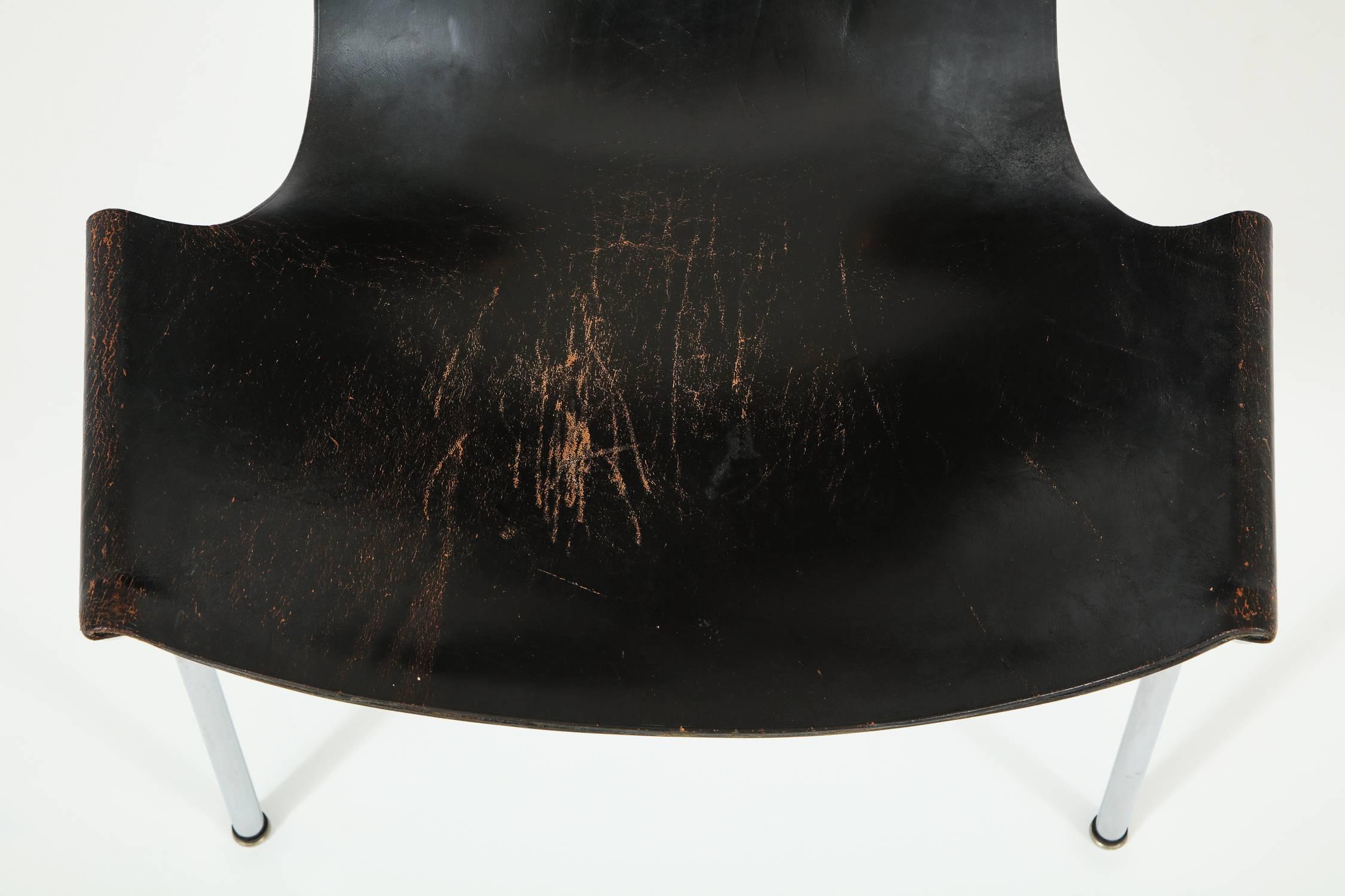 Acier Chaise en T Laverne de Katavolos, Littell et Kelley