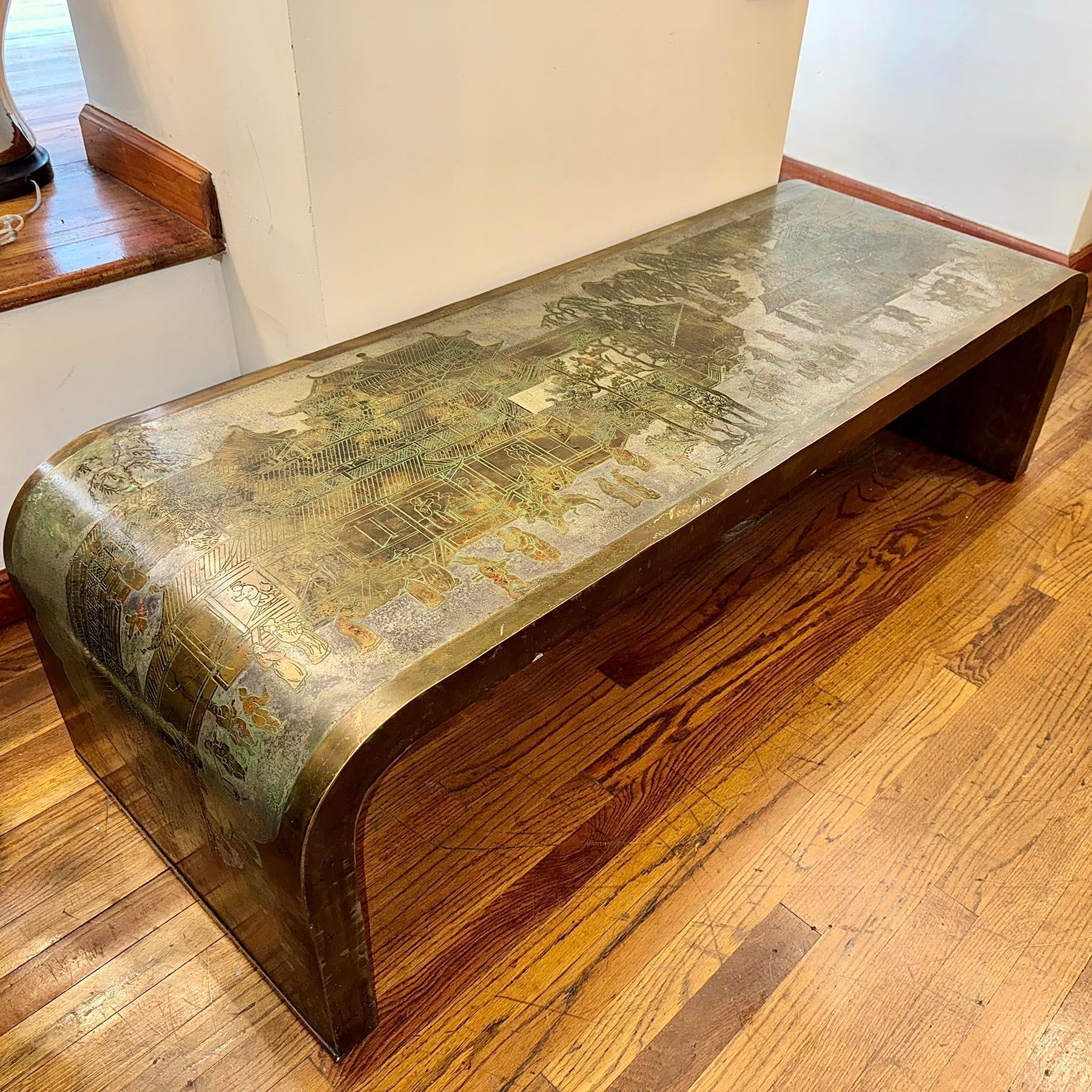 Laverne Waterfall Coffee Table For Sale 5