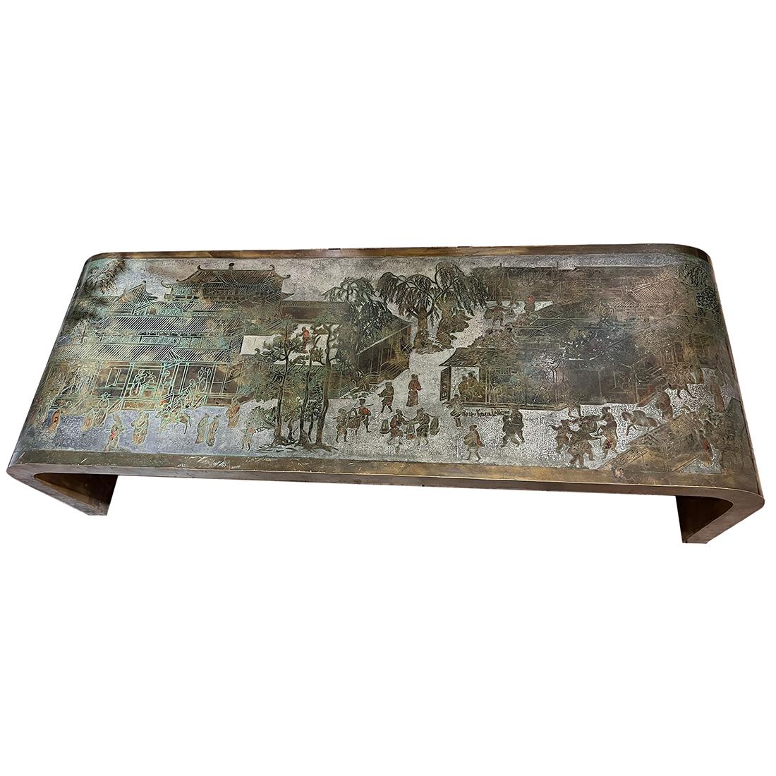 Laverne Waterfall Coffee Table For Sale 2