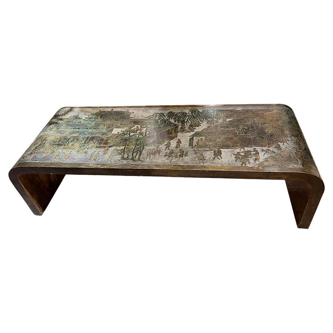 Laverne Waterfall Coffee Table For Sale