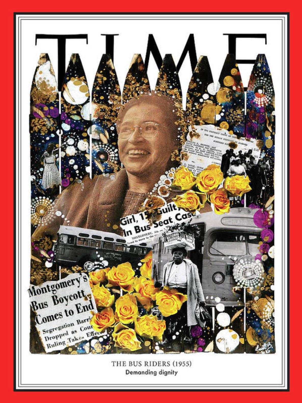 Collage mixto sobre papel con fotografías, arte negro afroamericano, enmarcado en venta 2