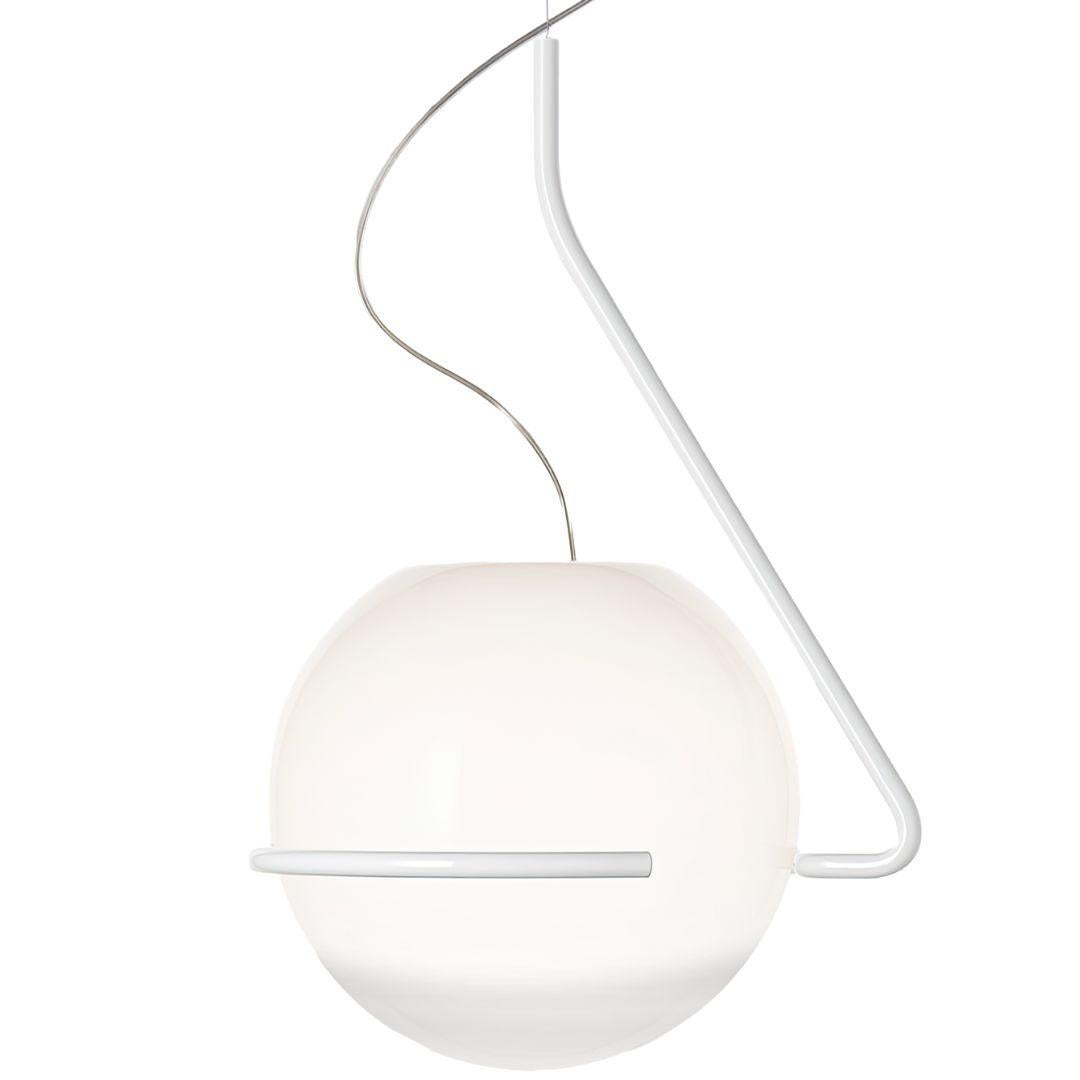 Laviani ‘Tonda' Handblown Glass Pendant in Orange for Foscarini For Sale 6