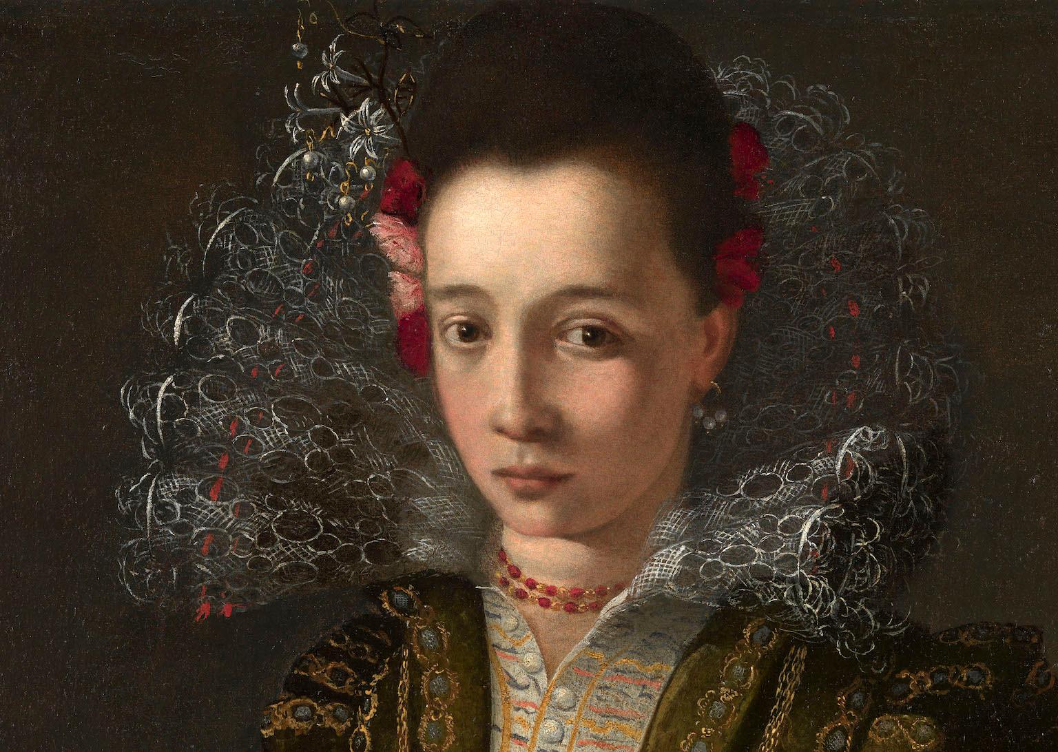 Portrait of A Girl - Painting by Lavinia Fontana