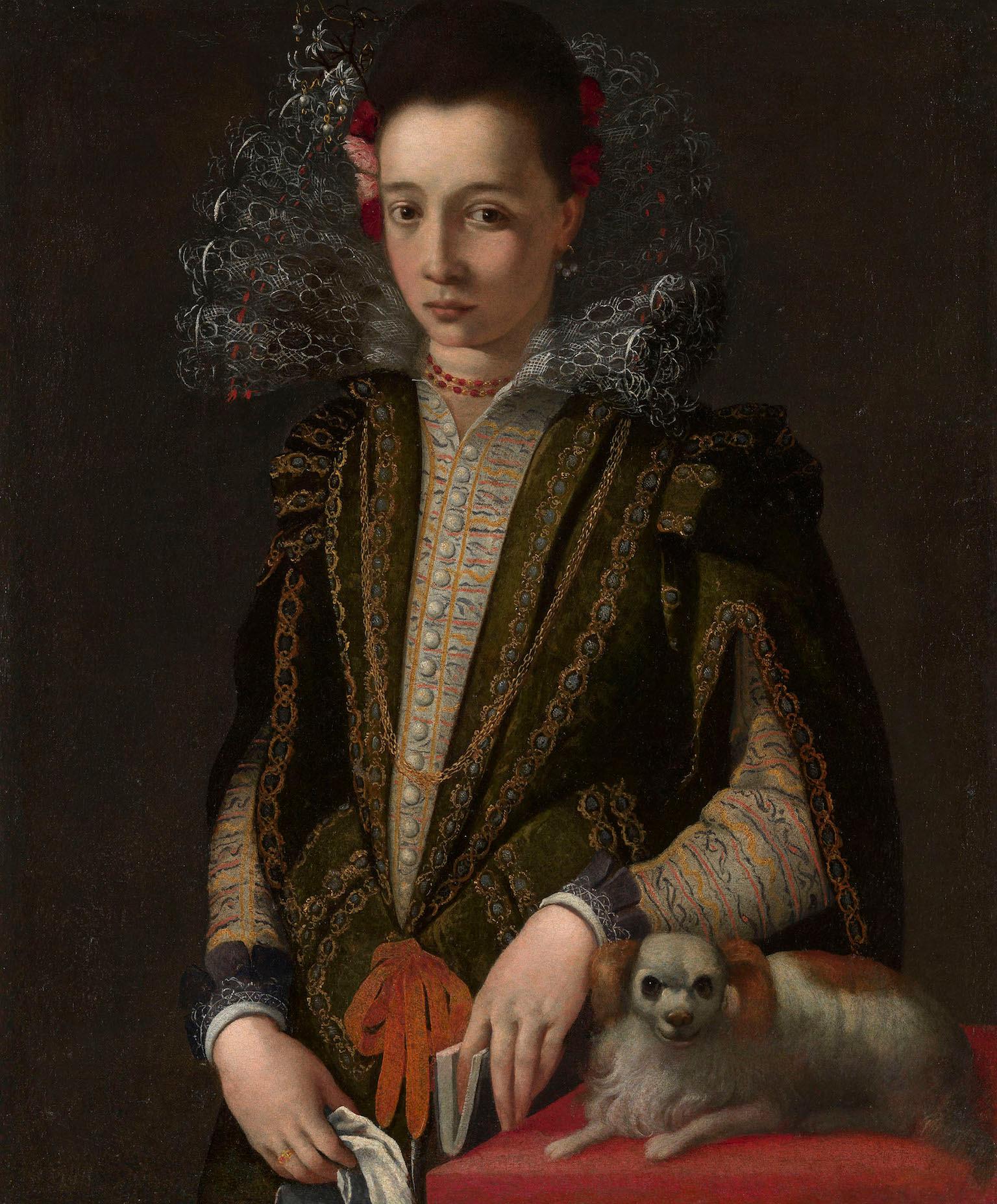 Lavinia Fontana Portrait Painting - Portrait of A Girl