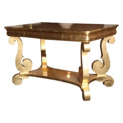 Lavish Gold Leafed Decorator Table