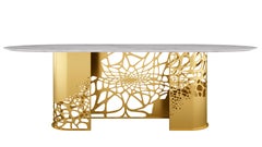 Lavish Ibiza Marble Dining Table by Memoir Essence
