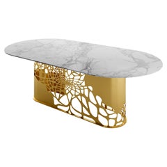 Lavish Ibiza Marble Dining Table by Memoir Essence