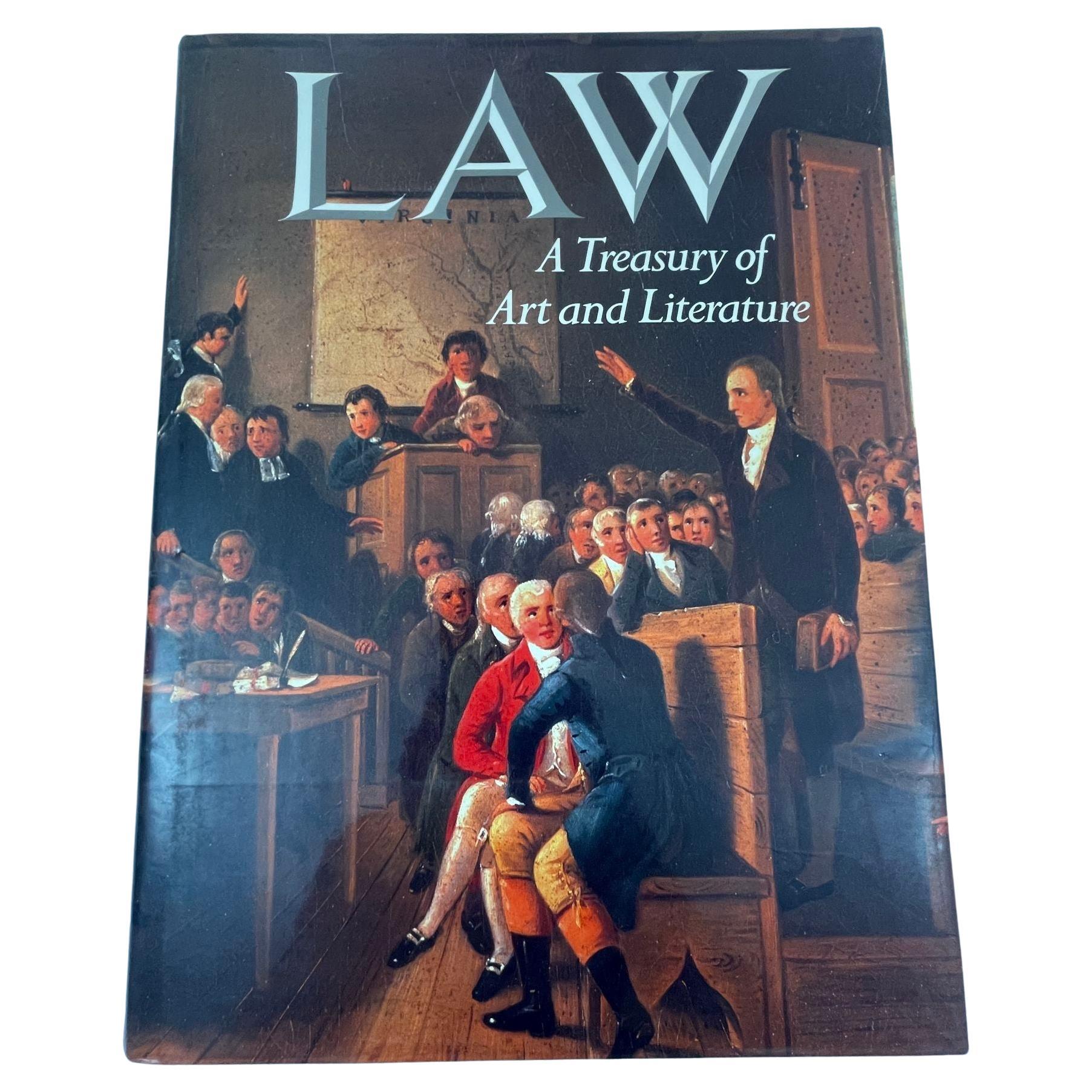 Law A Treasury of Art and Literature Hardcover Book by Sara Robbins