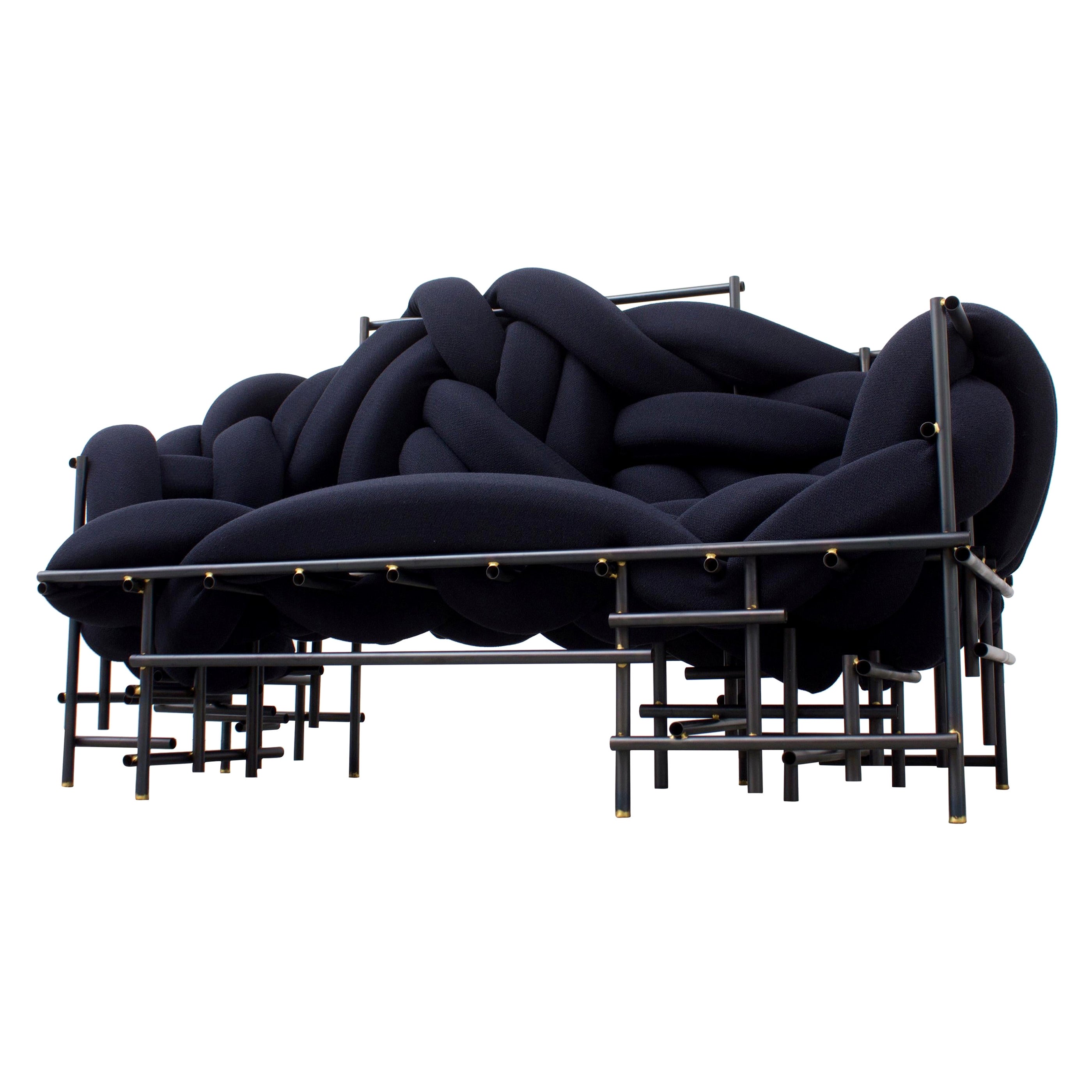 Lawless Sofa Noir by Evan Fay For Sale
