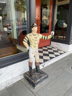 Lawn jockey by McKittrick Foundry, Union Beach NJ 20th century