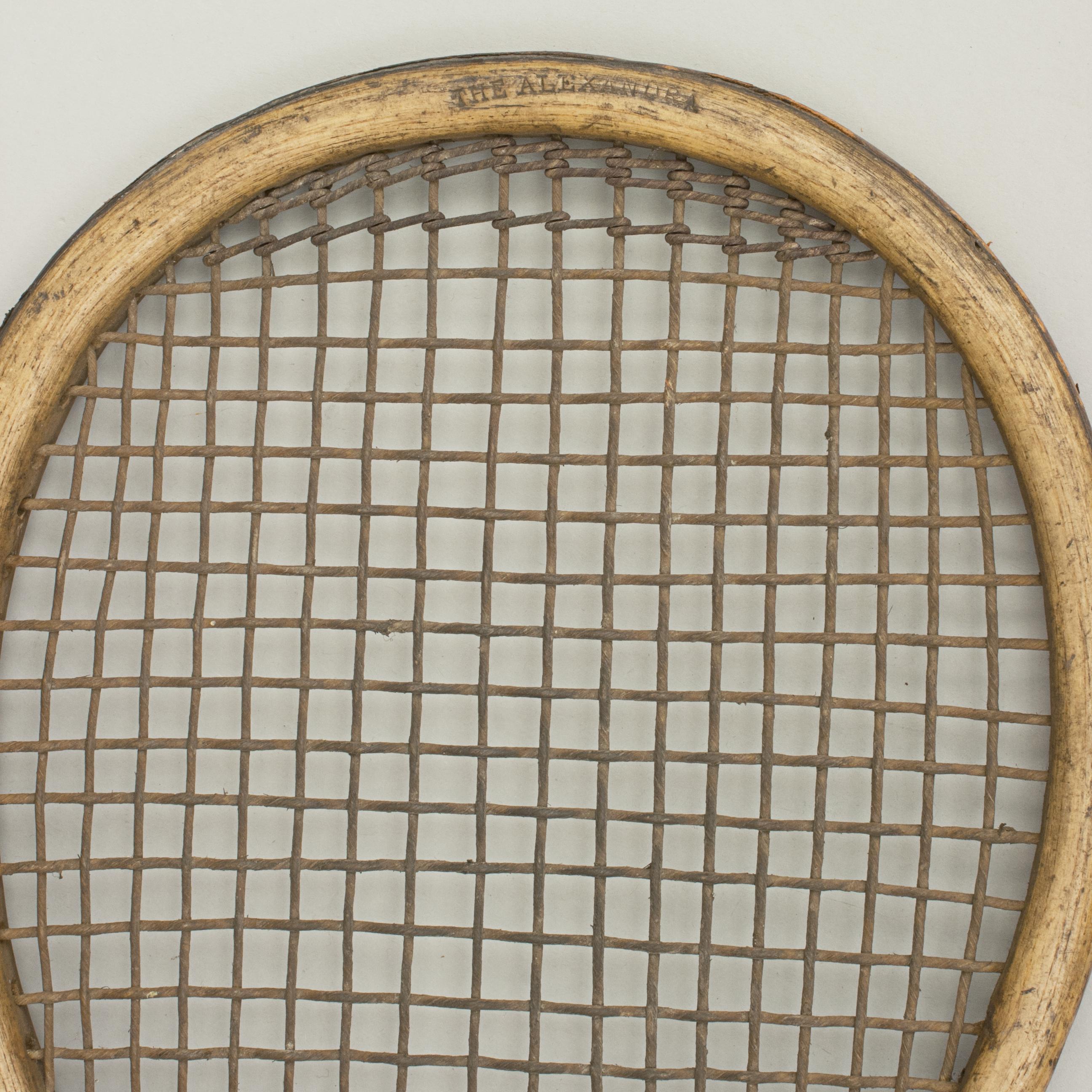 antique tennis racket value